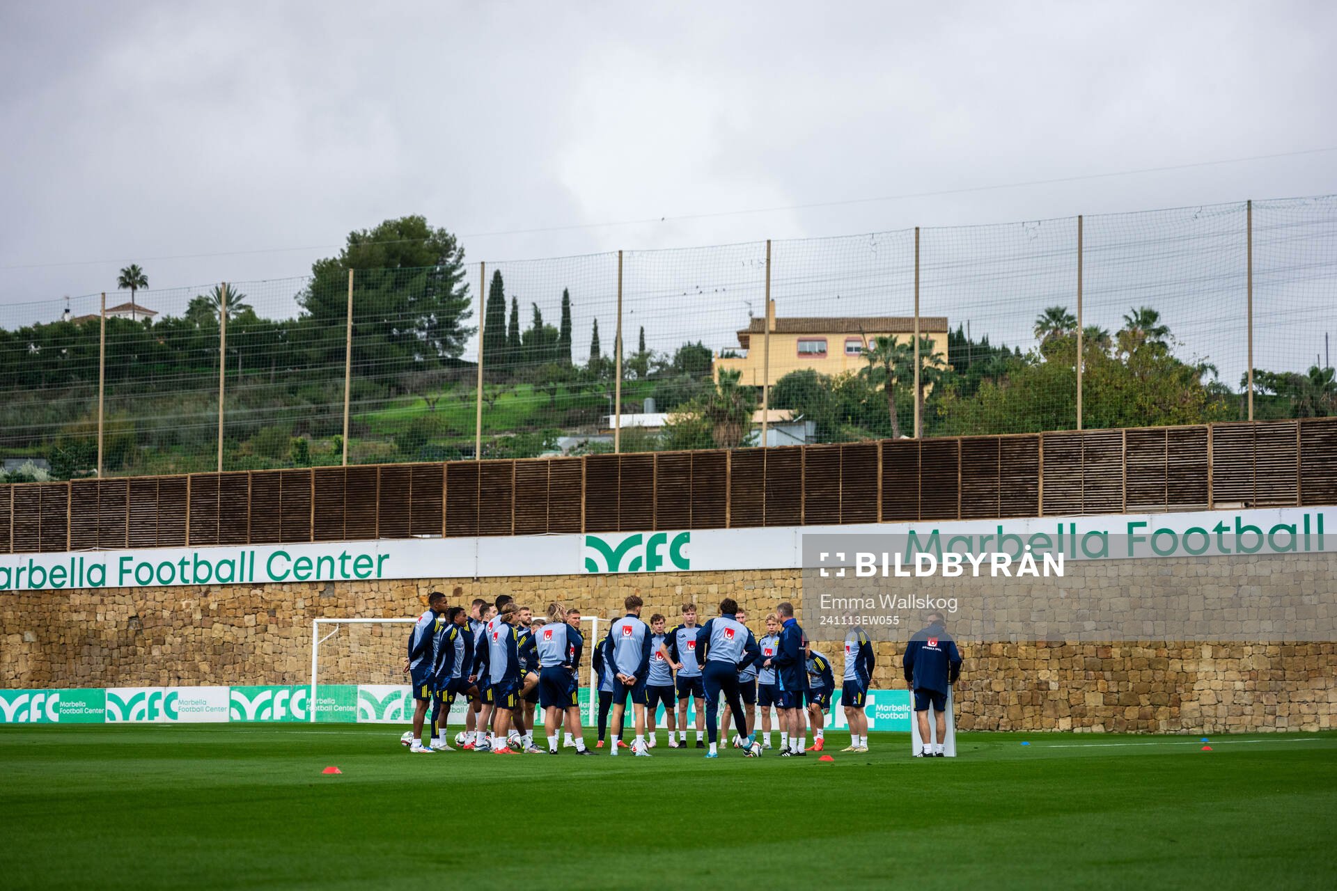 Players of the Swedish men's football national team at a