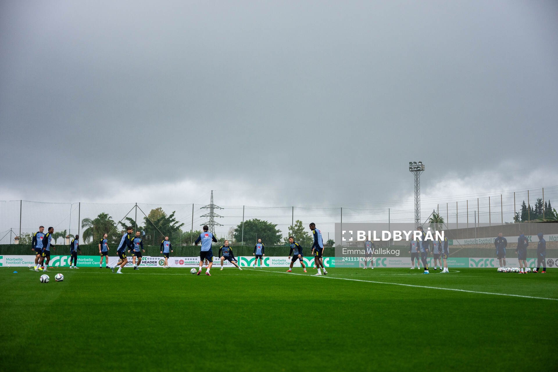 Players of the Swedish men's football national team at a