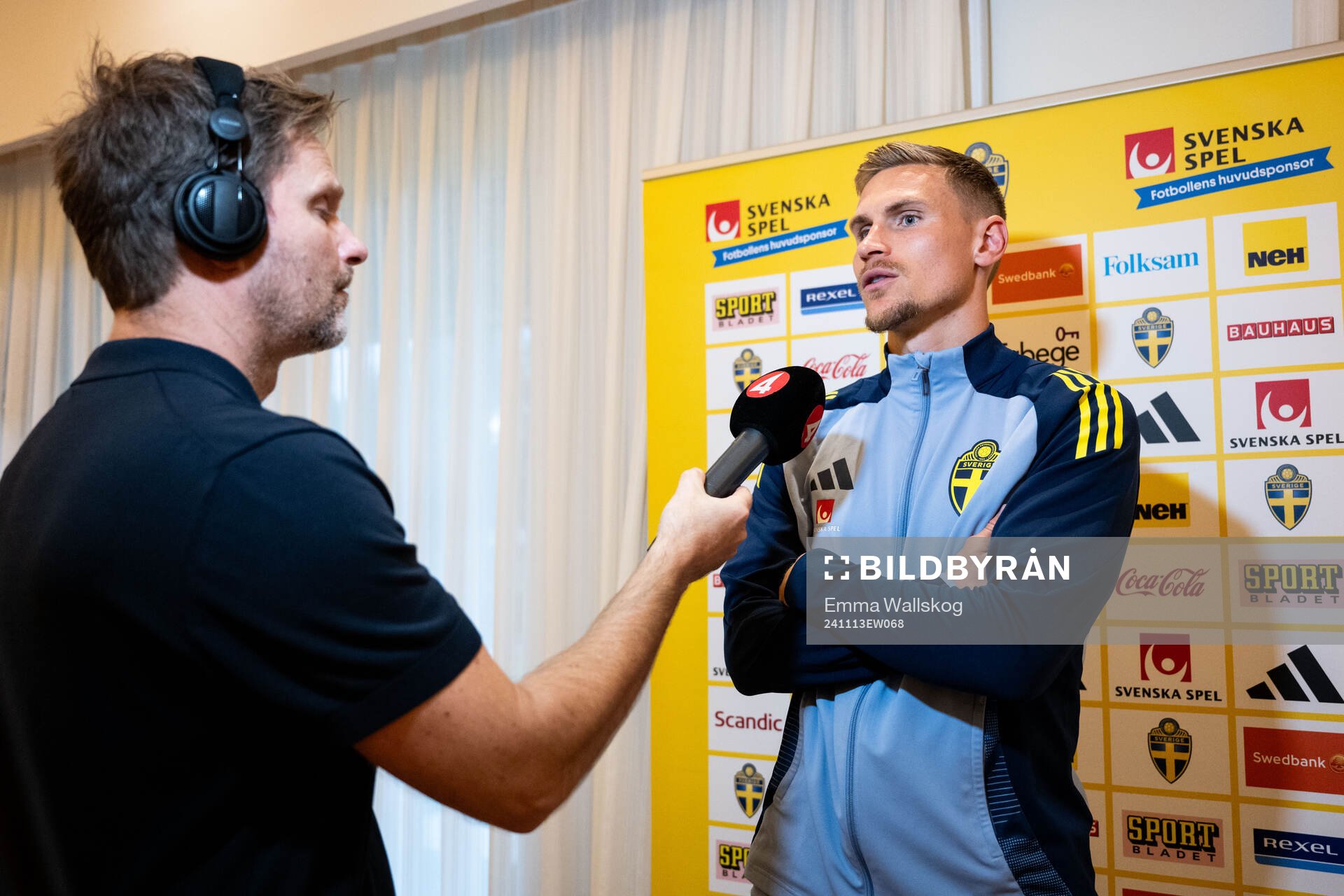 Carl Starfelt of the Swedish men's football national team