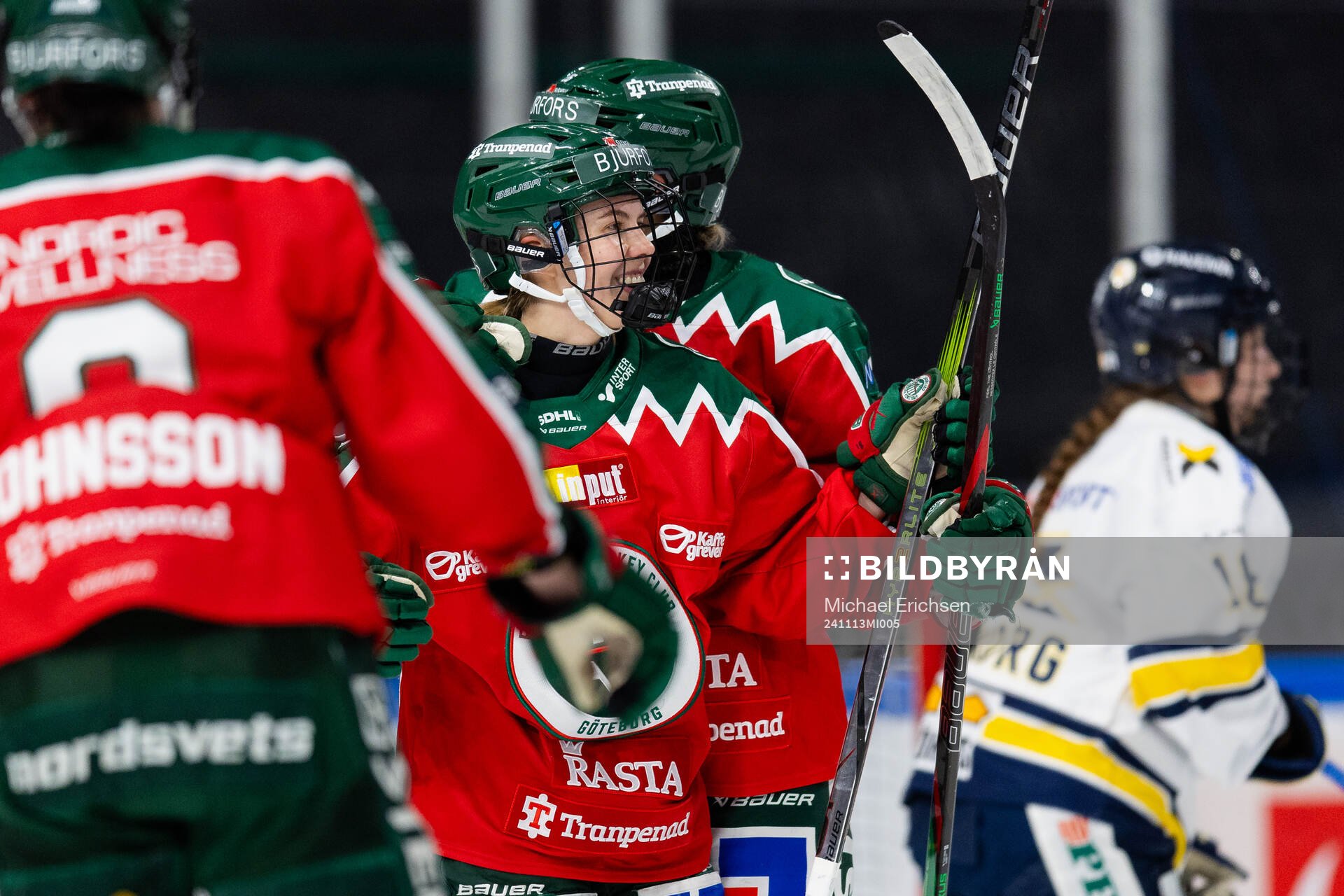 Frölundas Elisa Holopainen jublar