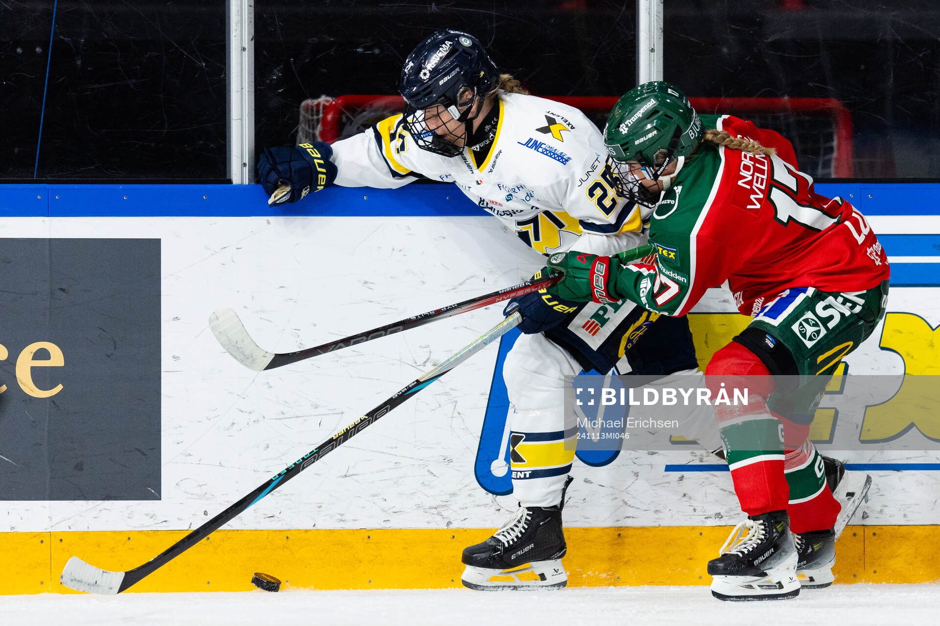 HV71s Alva Johansson och Frölundas Sofie Lundin