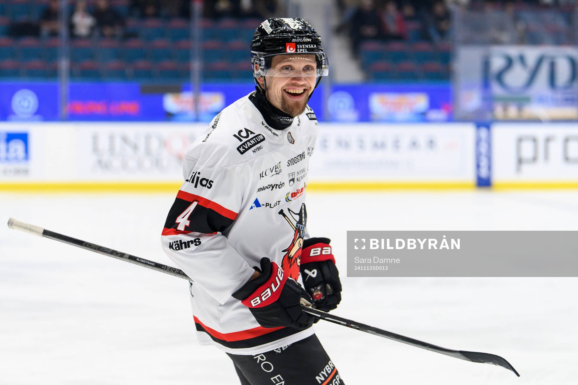 Nybro Vikings Ludwig Blomstrand jublar