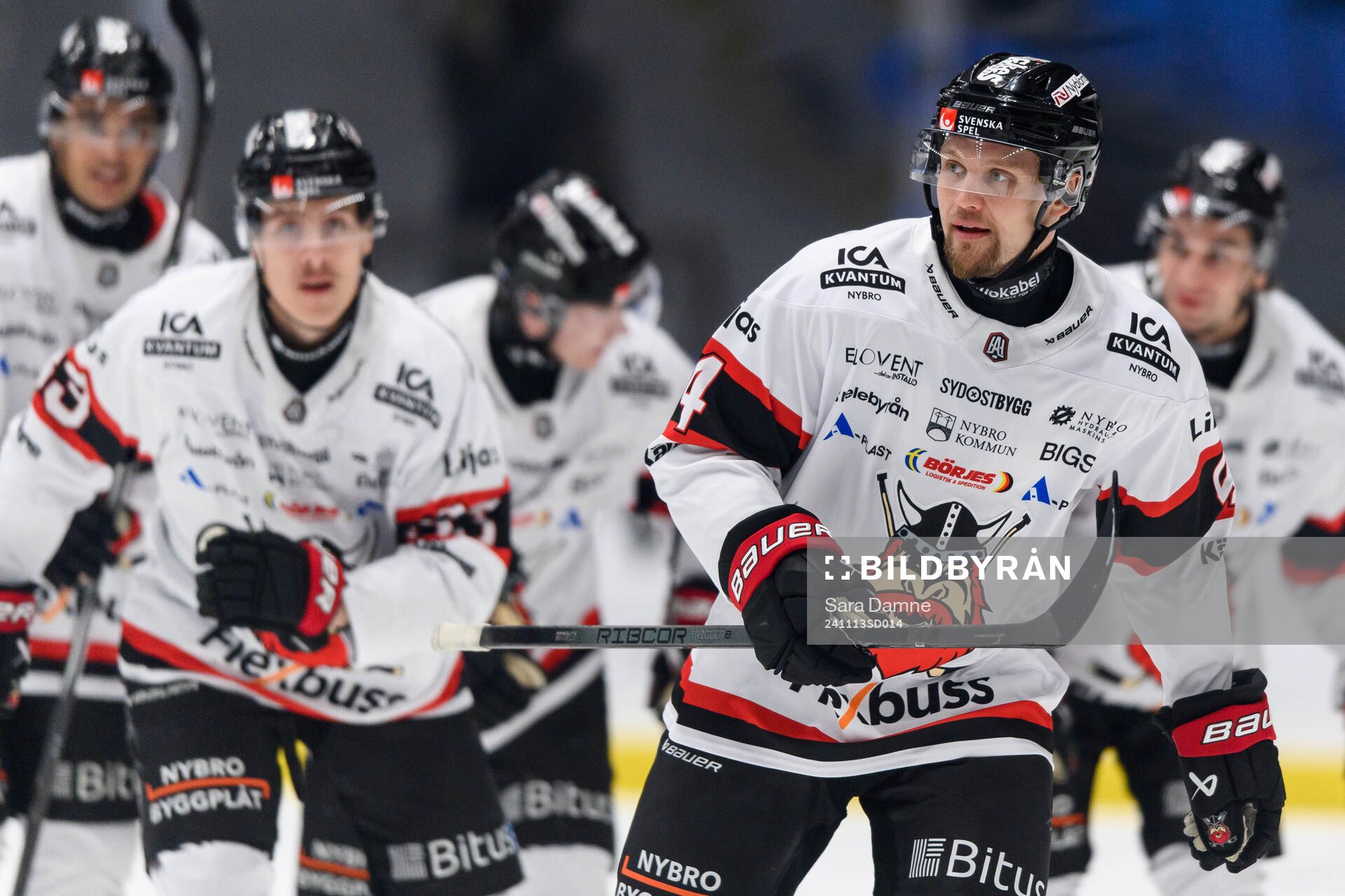 Nybro Vikings Ludwig Blomstrand jublar