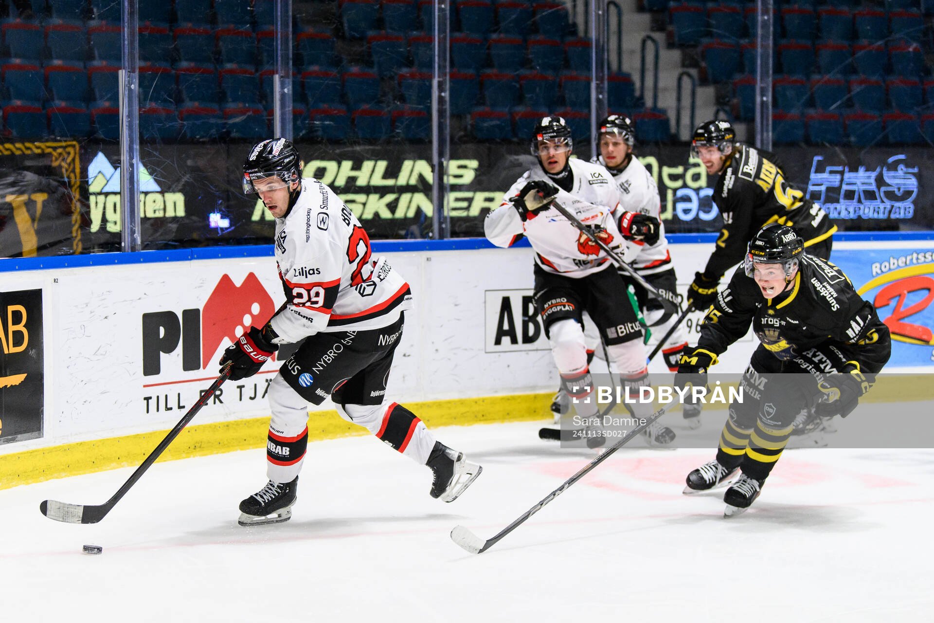 Nybro Vikings Louis Boudon och AIKs Theo Hårdstam
