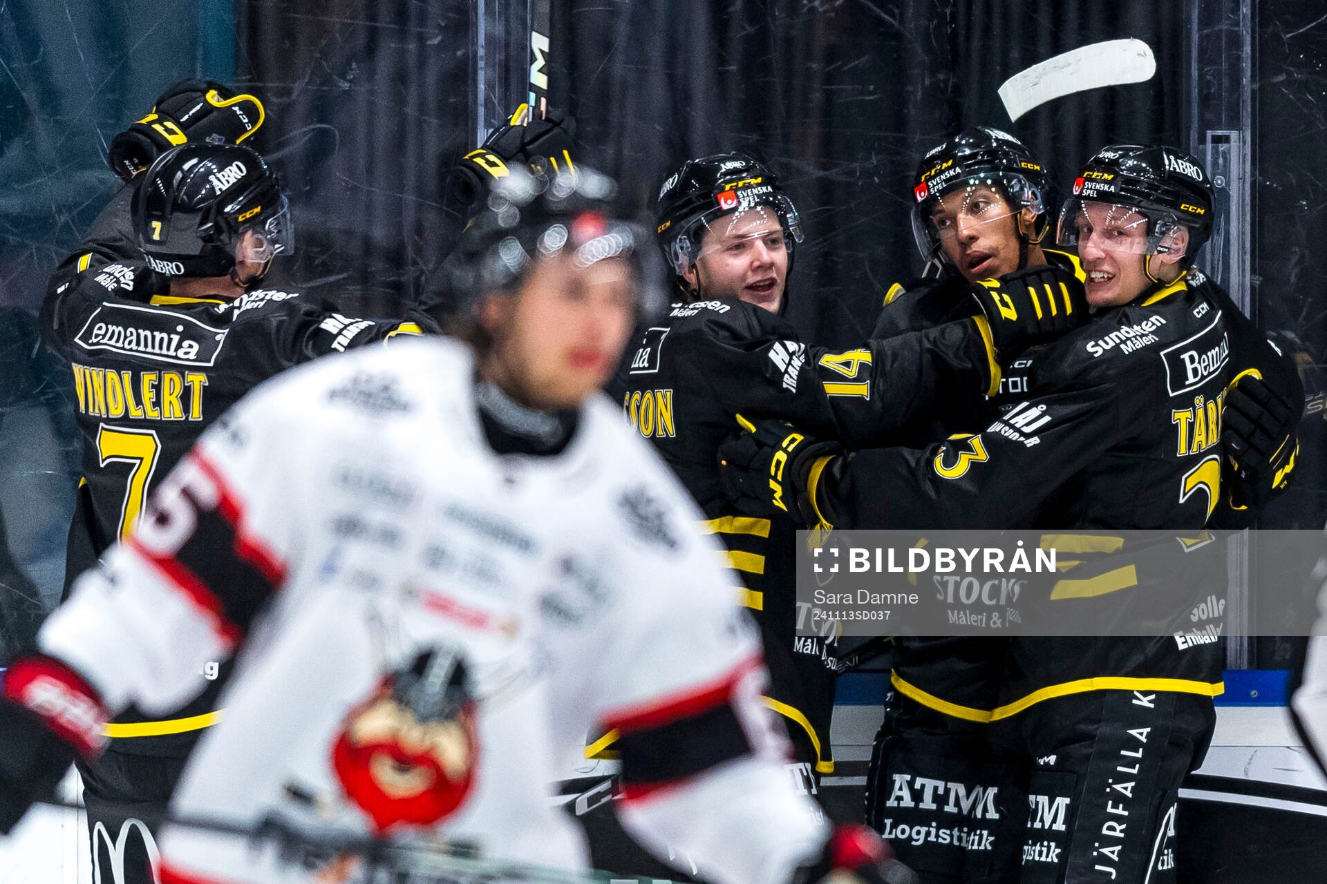 AIKs Jesper Emanuelsson och Oscar Nord jublar