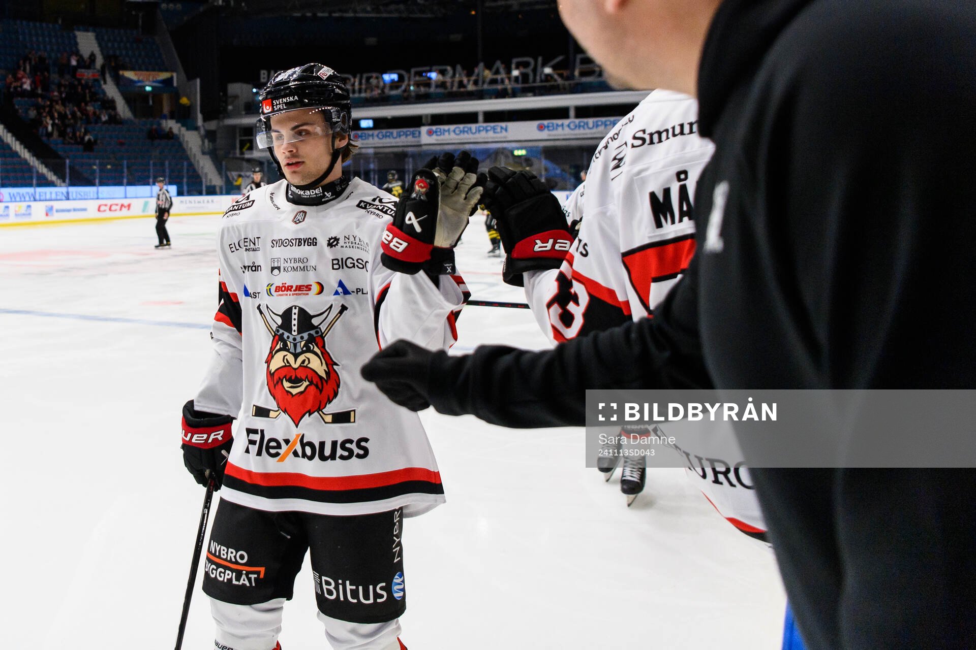 Nybro Vikings Alex Ciernik jublar