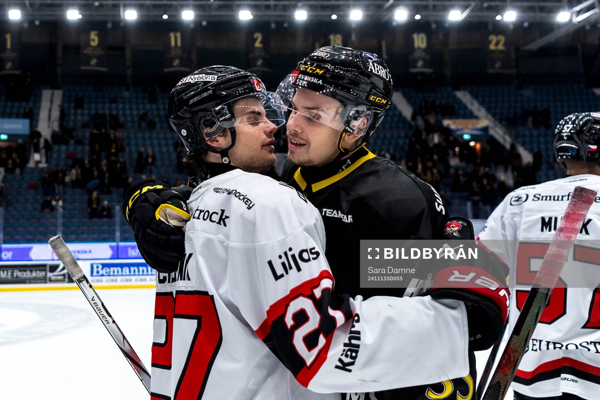Nybro Vikings Alex Ciernik och AIKs Albert Sjöberg