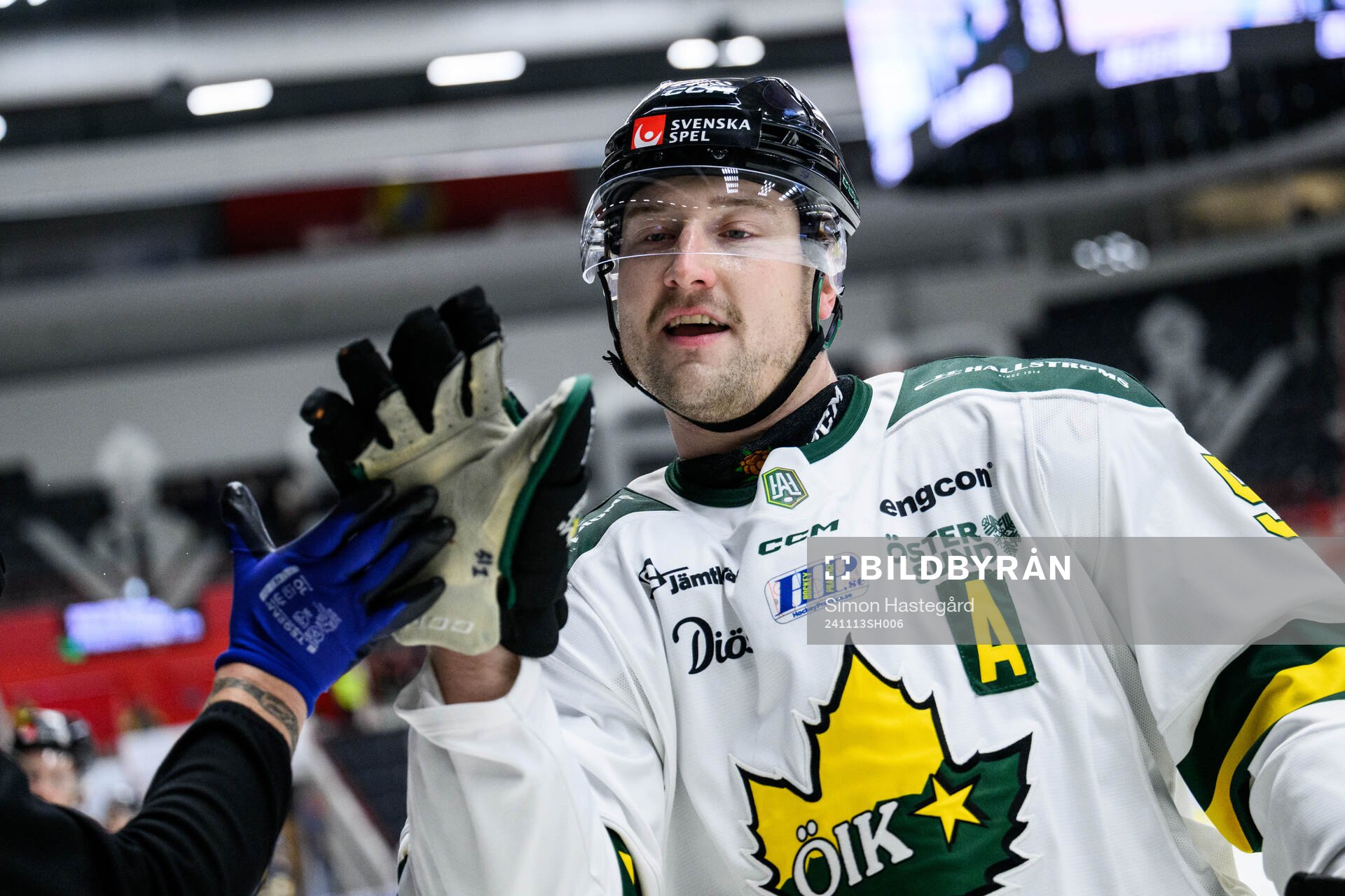 Östersunds Alexander Anderberg jublar