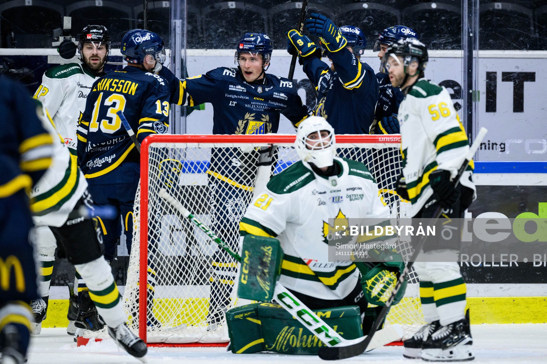 Södertäljes William Wiå jublar