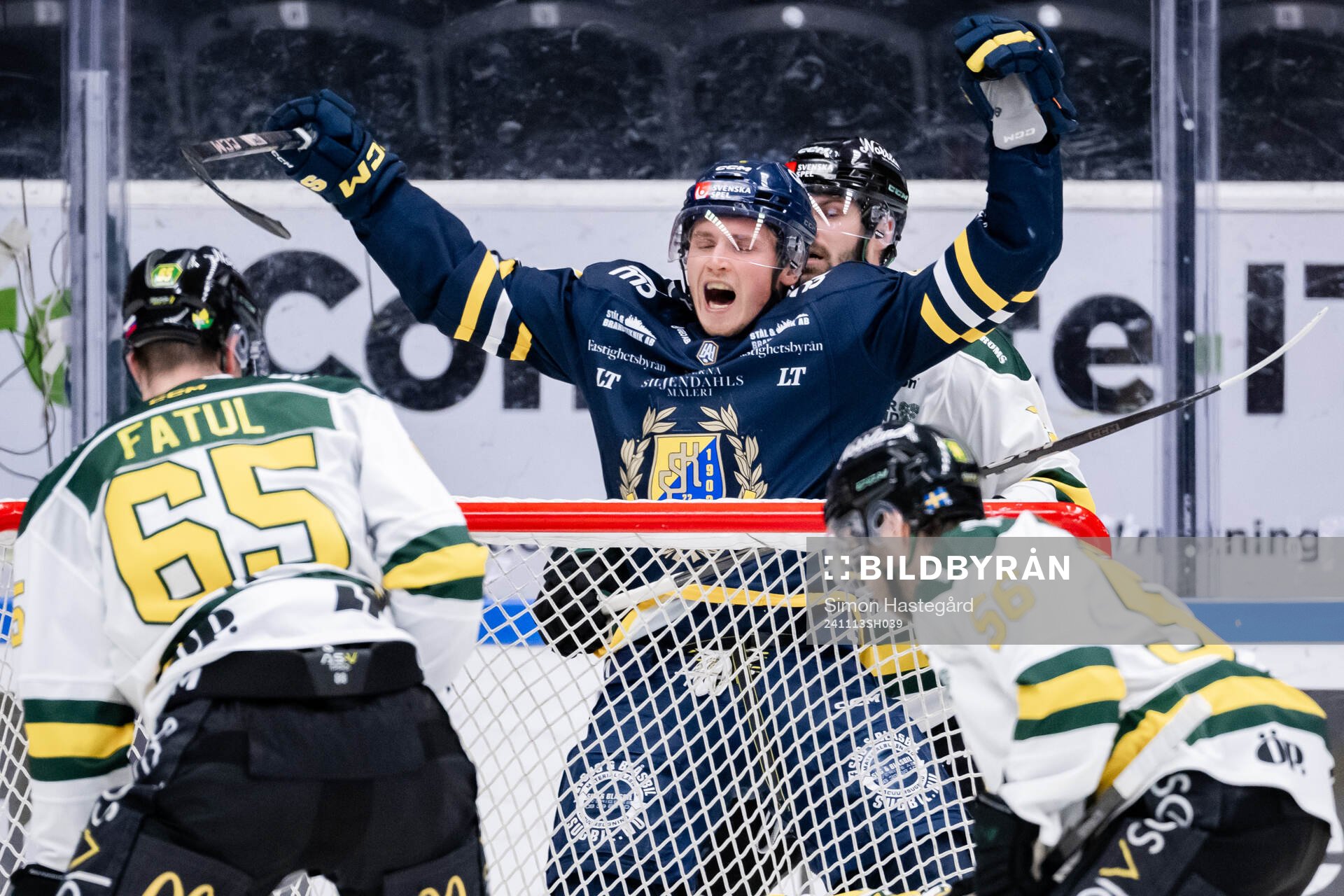 Södertäljes William Wiå jublar