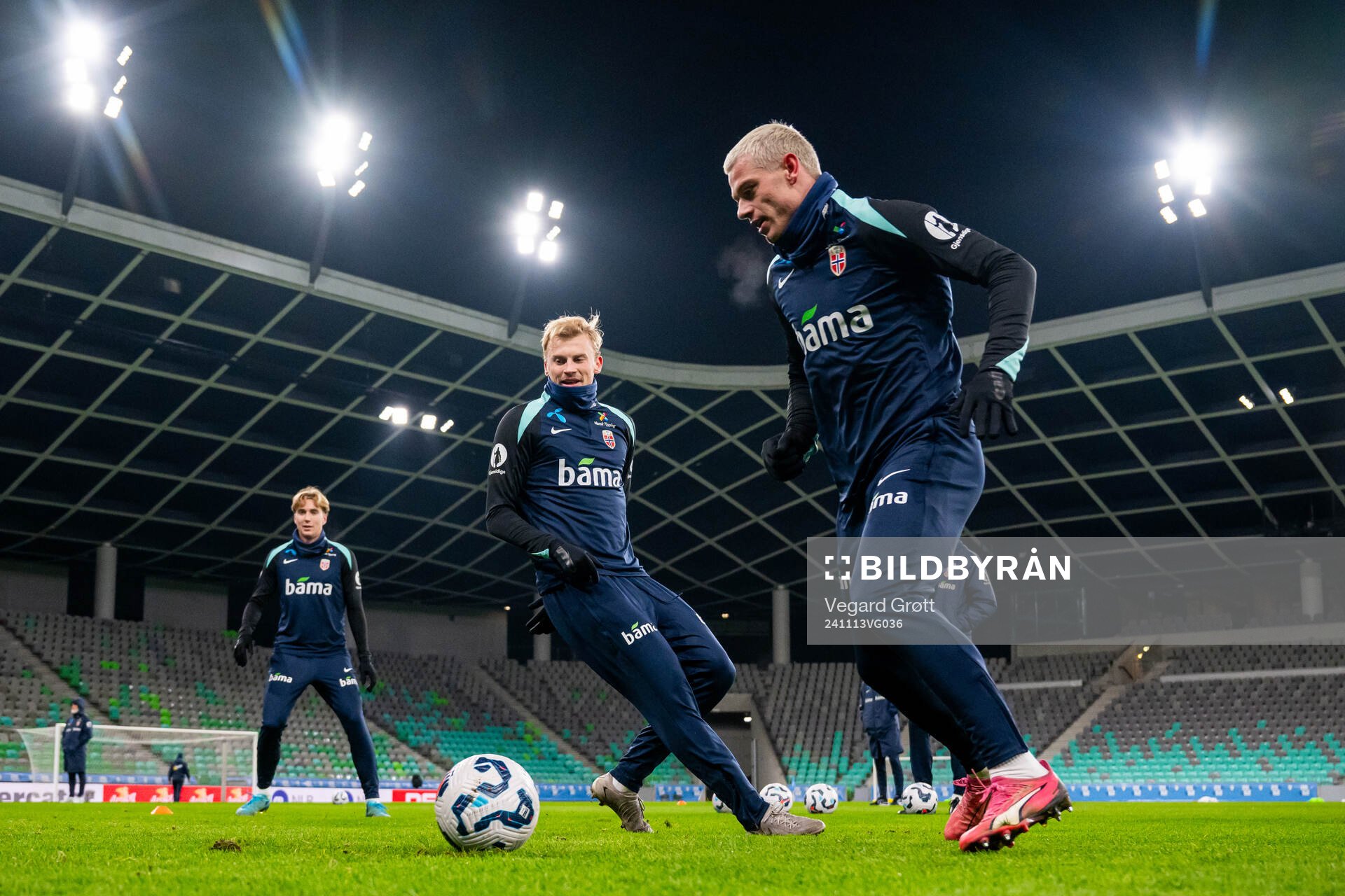 Sondre Langås and Julian Ryerson of the Norwegian national