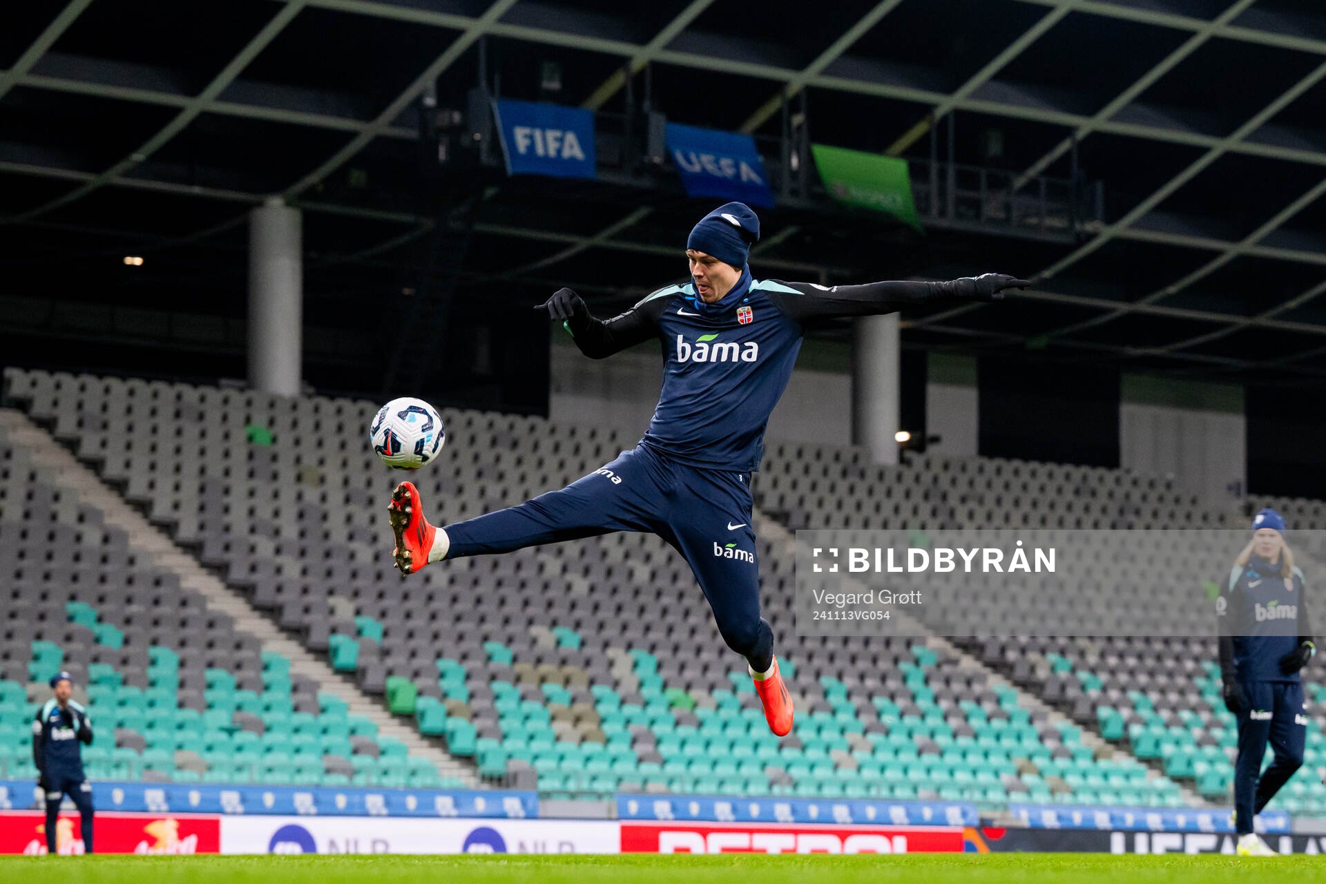 Jørgen Strand Larsen of the Norwegian national football