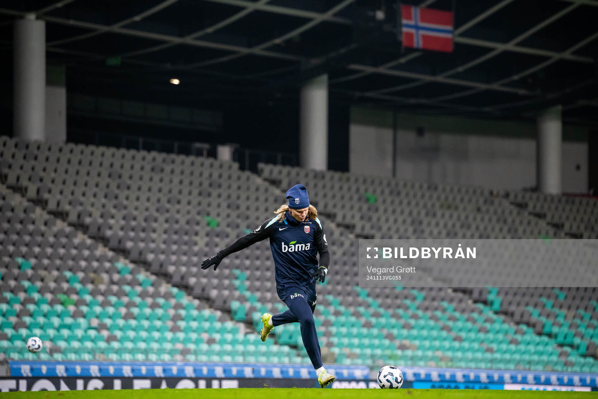 Erling Braut Haaland of the Norwegian national football team