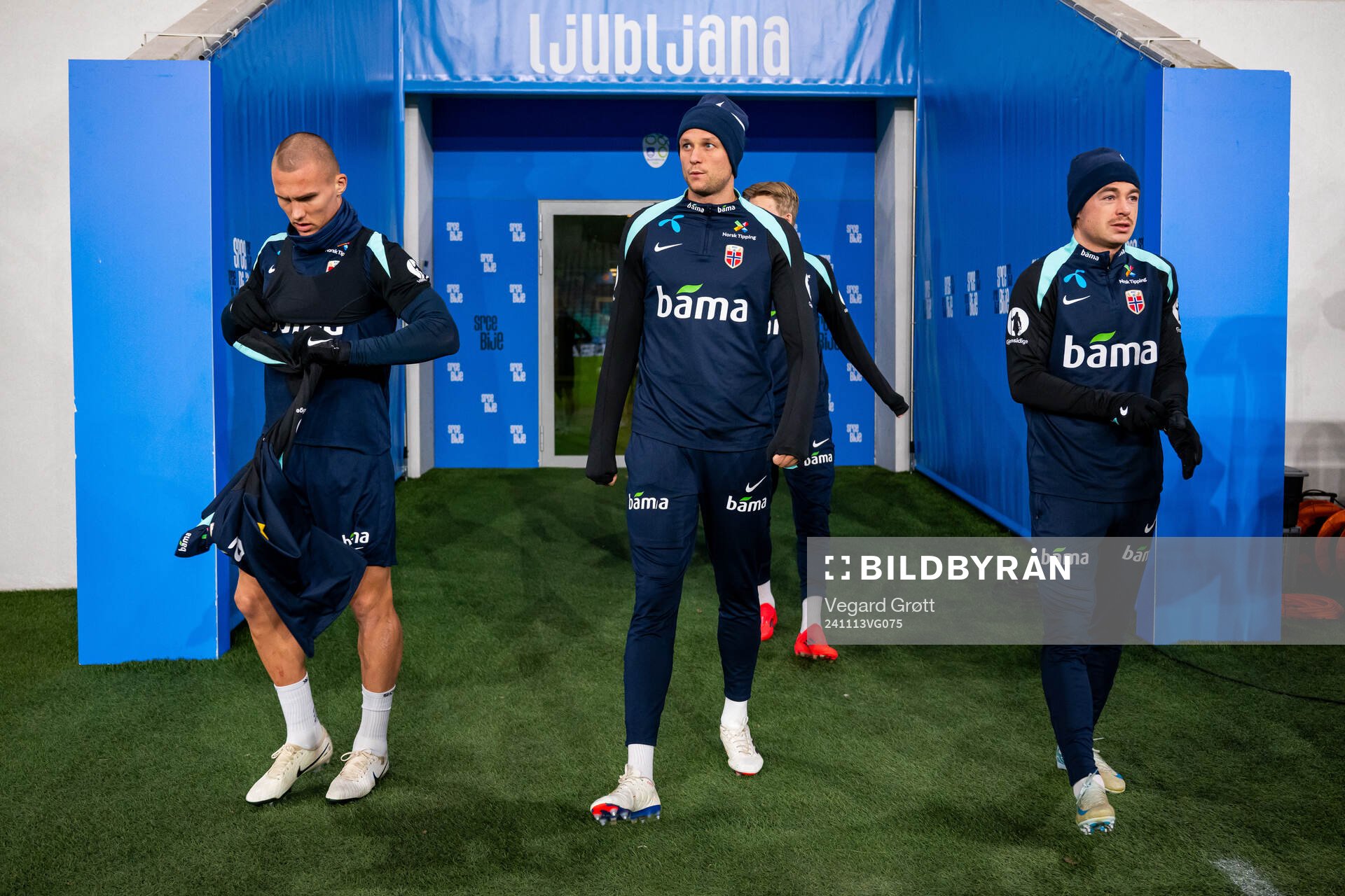 Leo Skiri Østigård, Stian Gregersen and Patrick Berg of