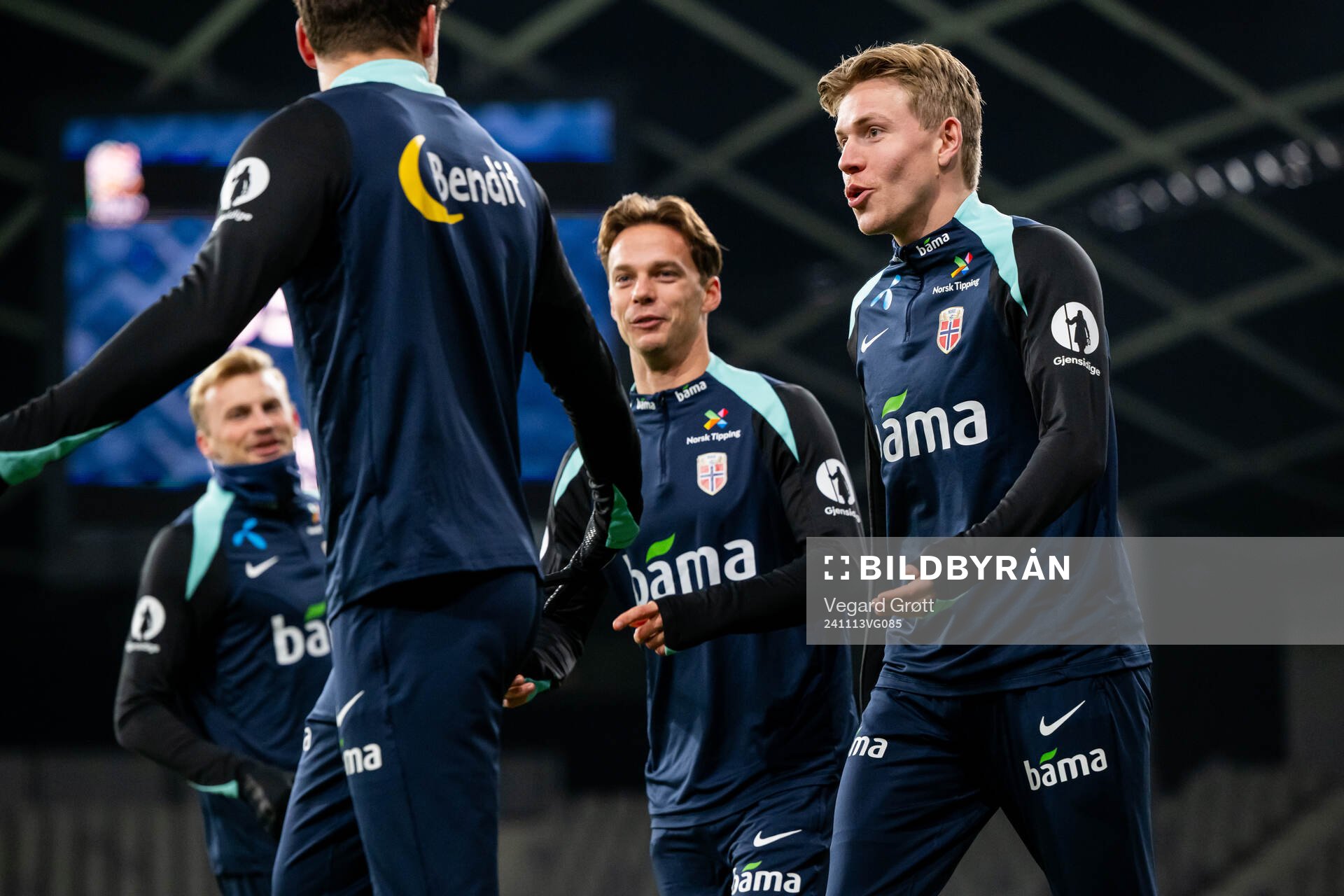 Jens Petter Hauge of the Norwegian national football team