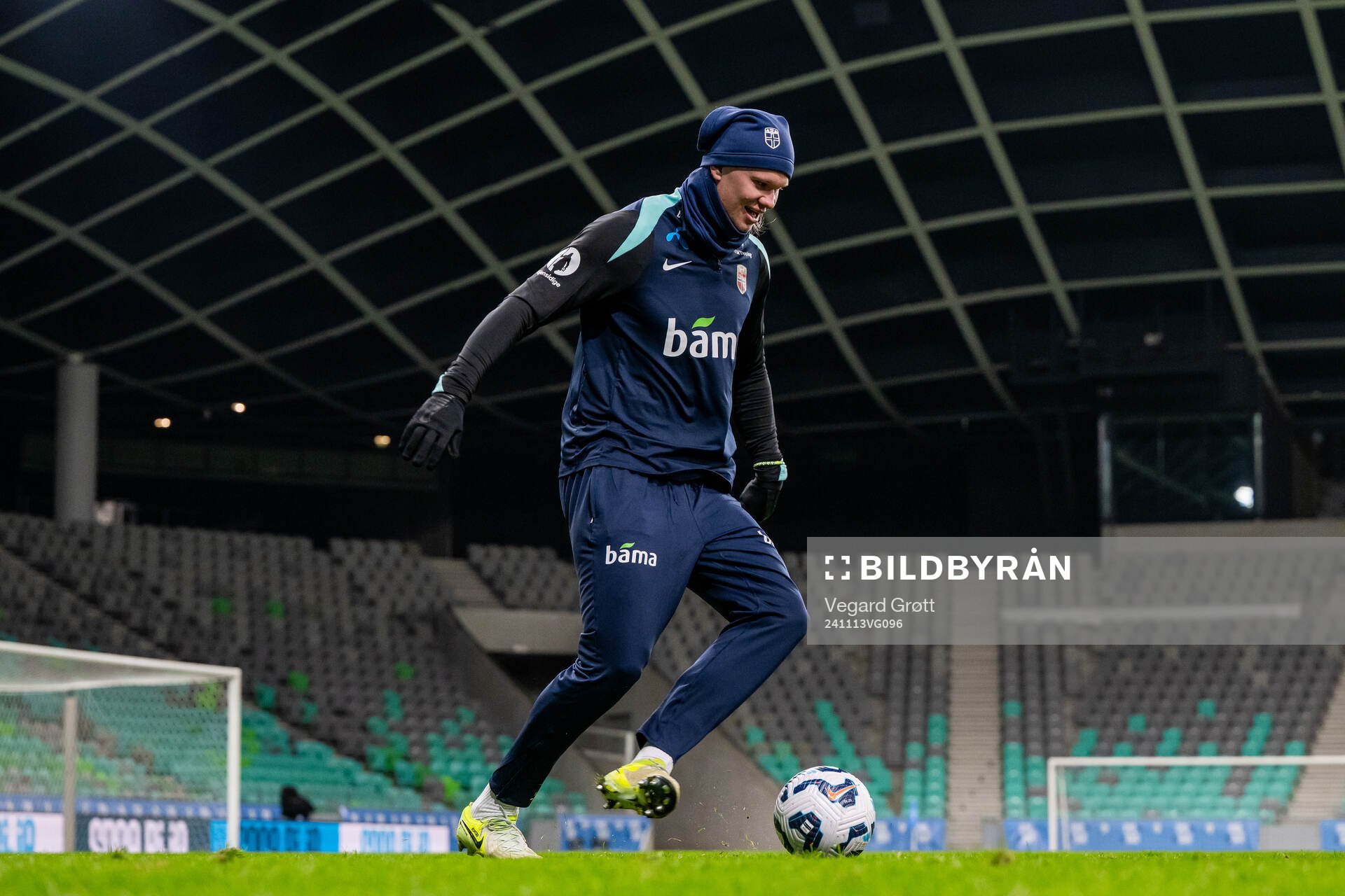 Erling Braut Haaland of the Norwegian national football team