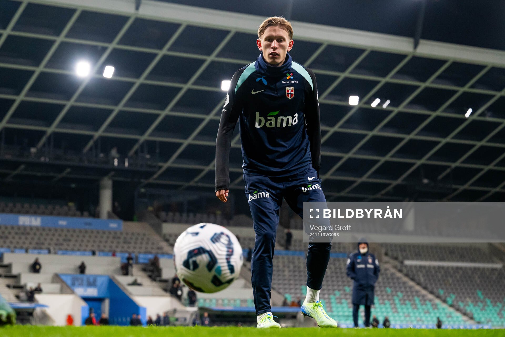 Marcus Holmgren Pedersen of the Norwegian national football