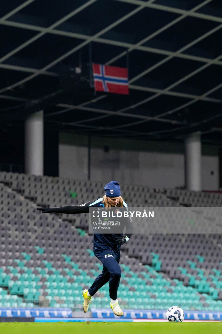 Erling Braut Haaland of the Norwegian national football team