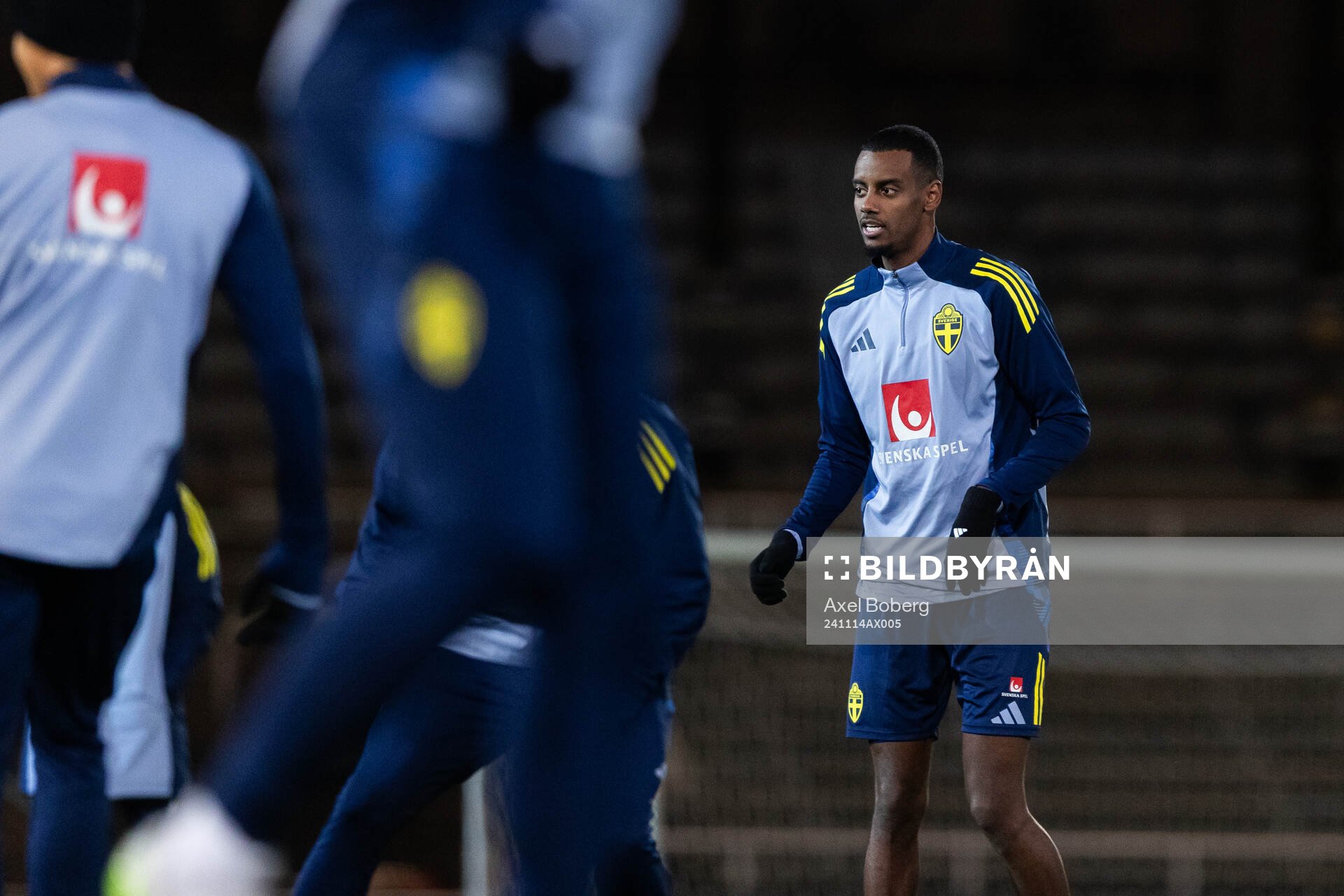 Alexander Isak of the Swedish men’s national football team