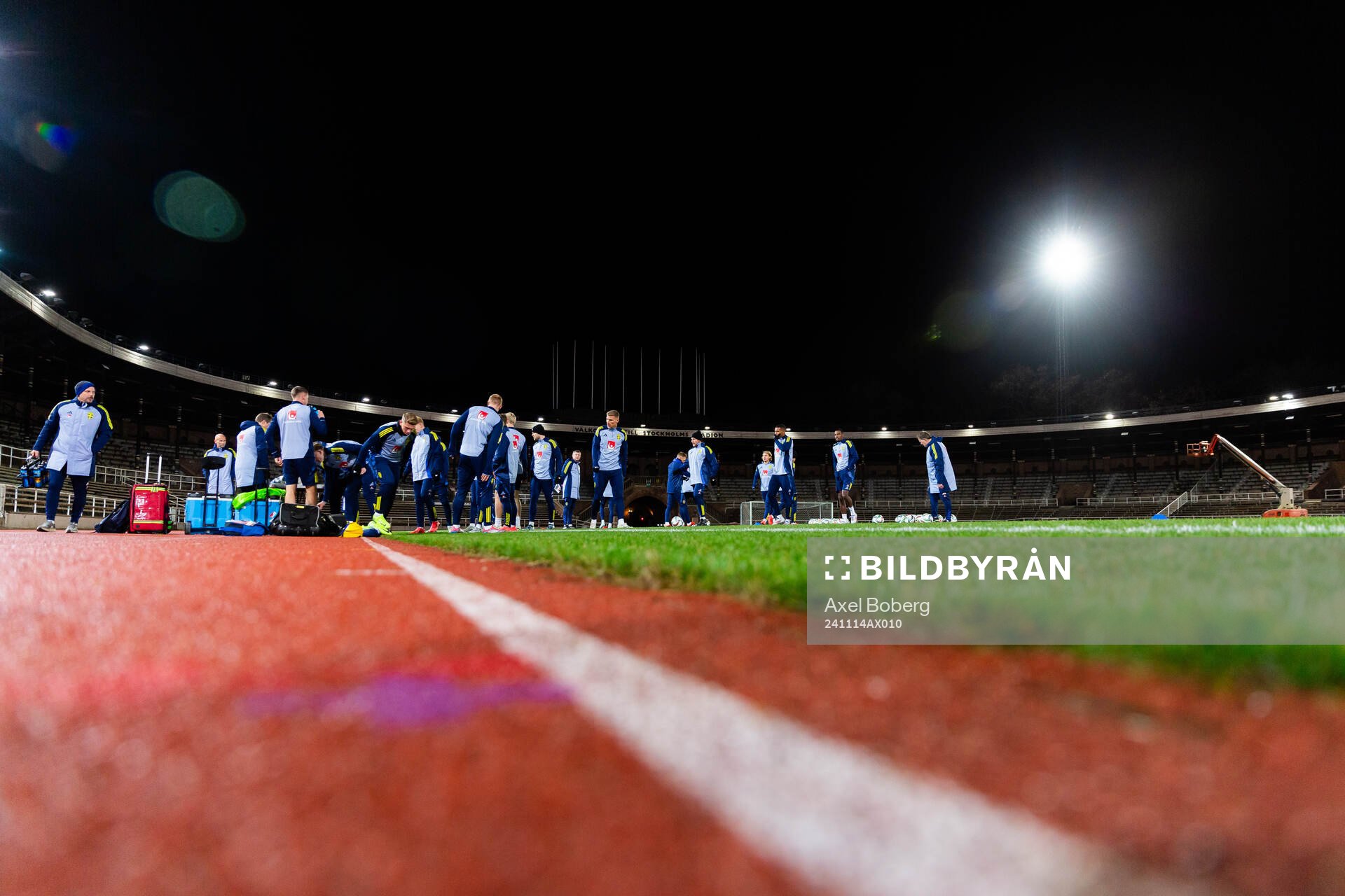 Players of the Swedish men’s national football team
