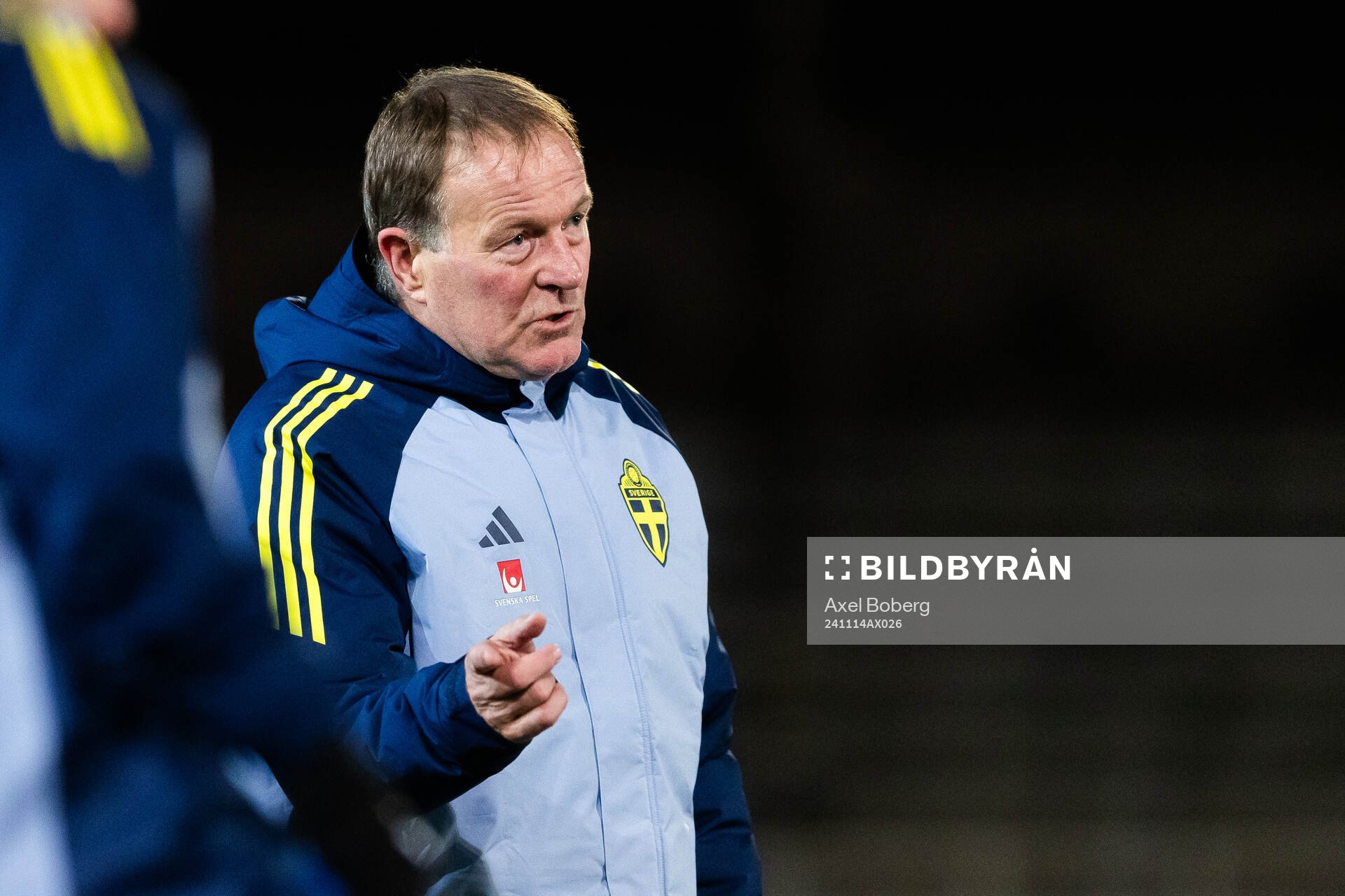 Assistant coach Remy Reijnierse of the Swedish men’s