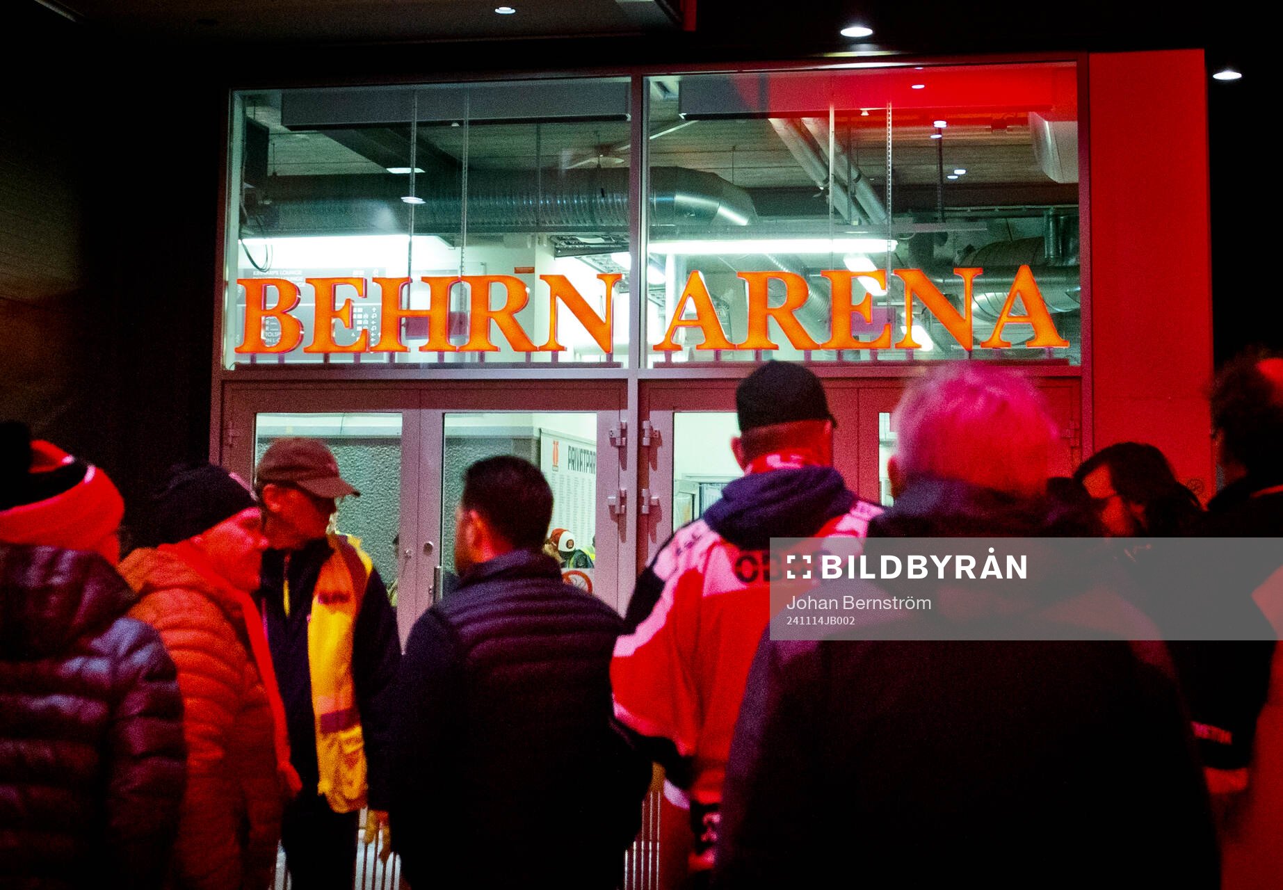 Entren till Behrn Arena