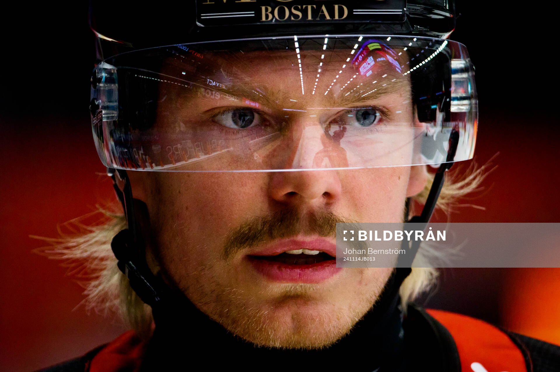 Örebros Christopher Mastomäki med mustasch