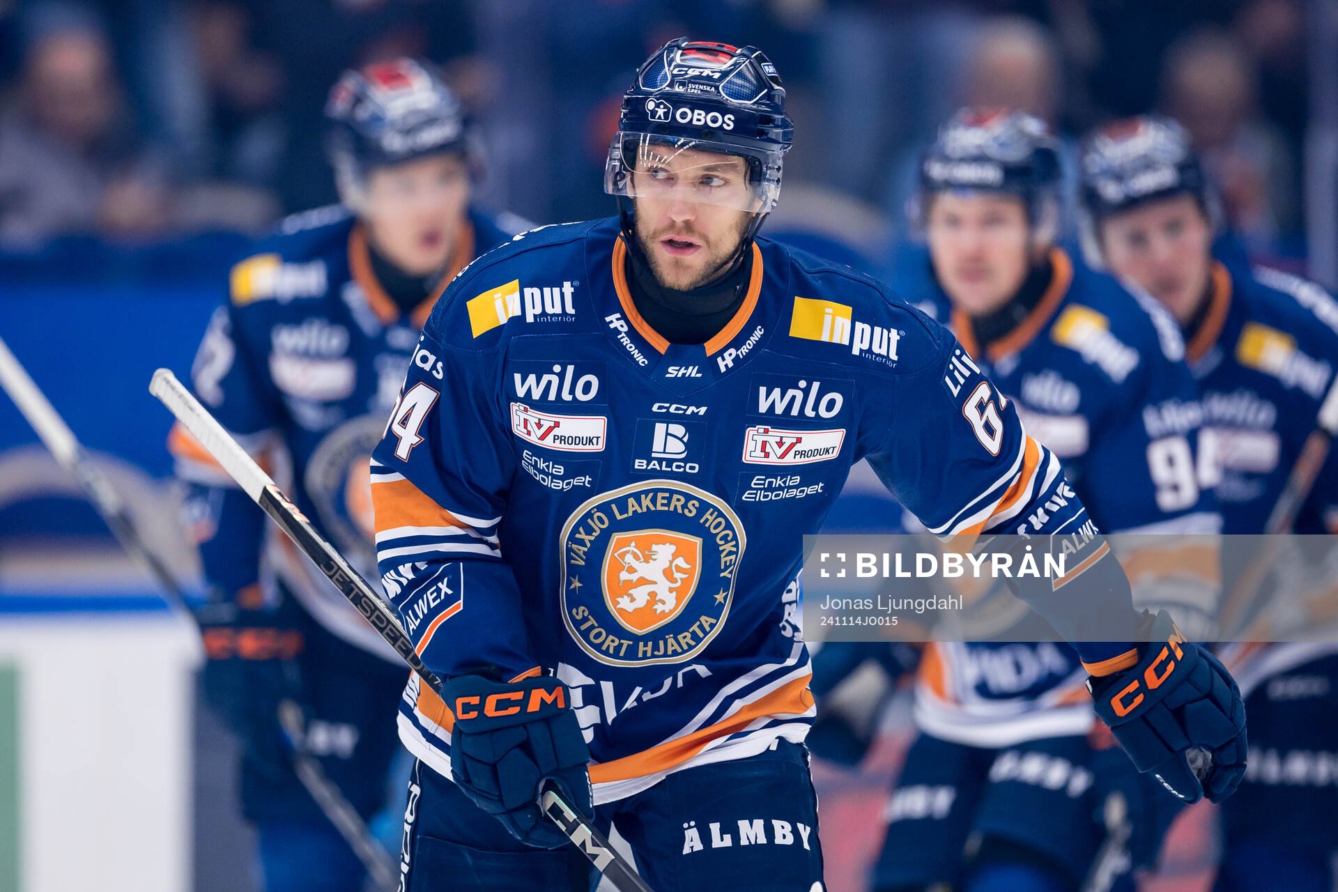Växjös Eric Martinsson jublar
