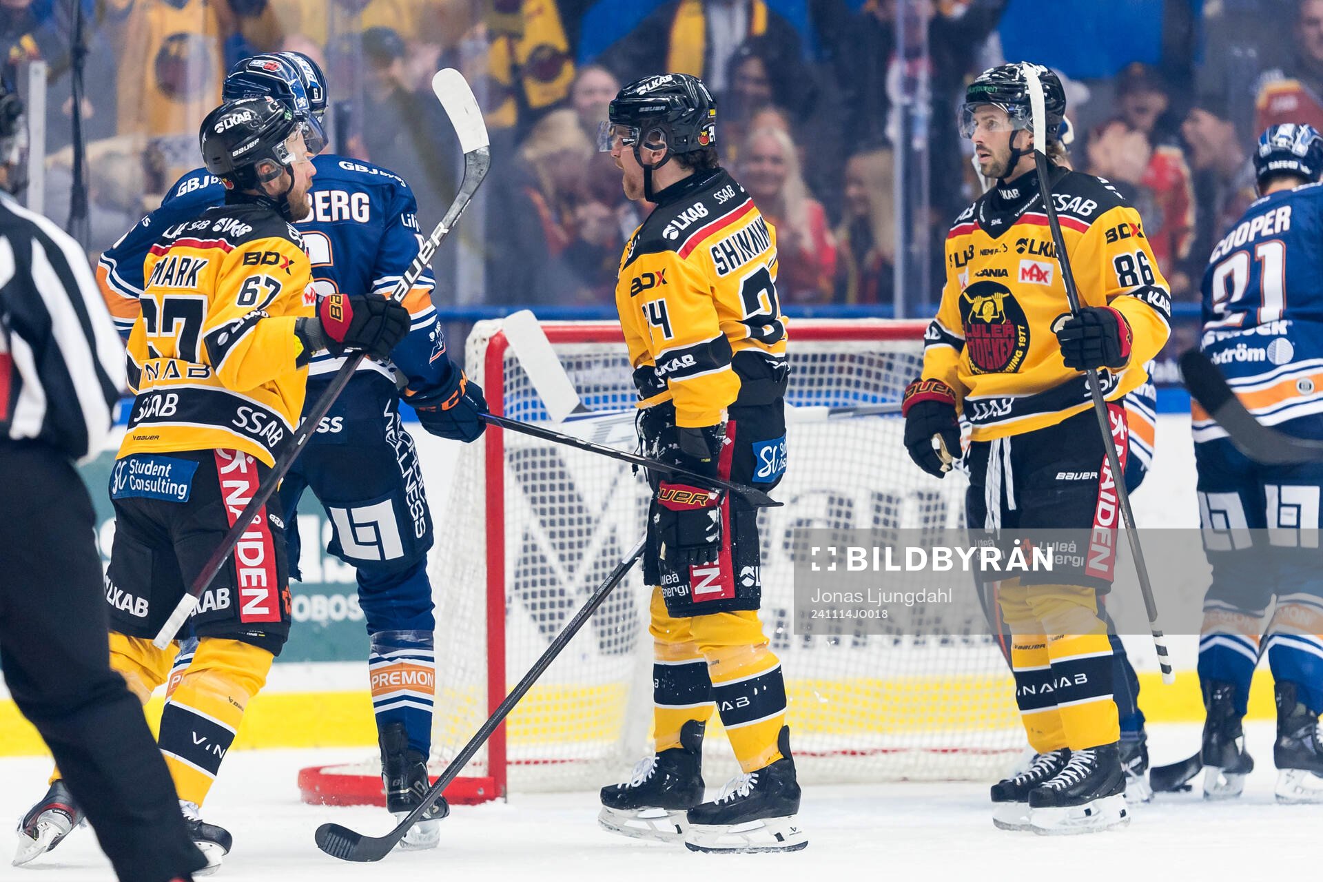 Luleås Brendan Shinnimin jublar