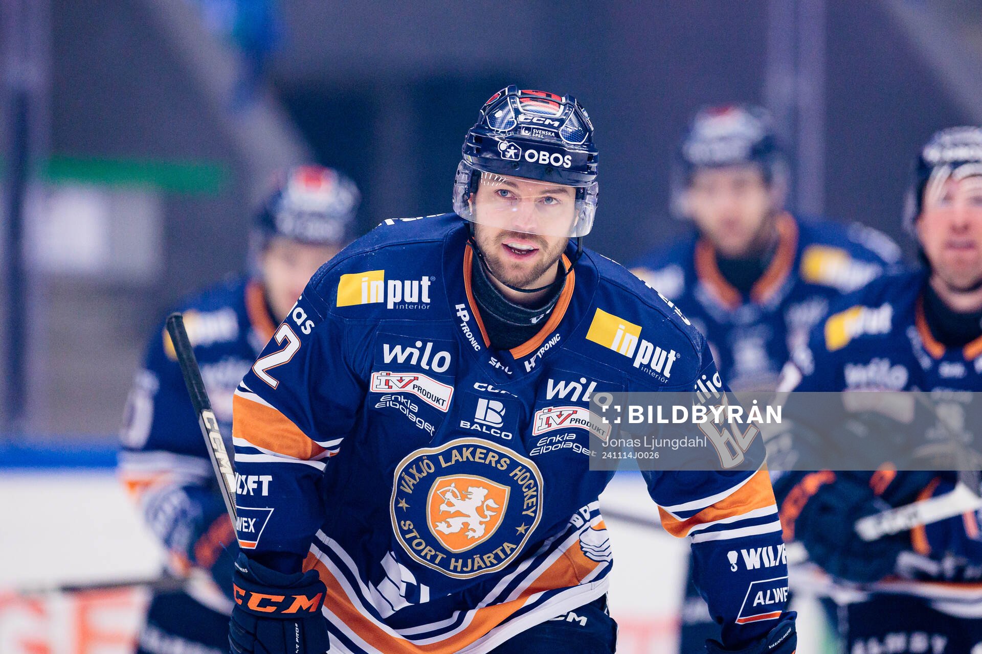 Växjös Manuel Ågren jublar