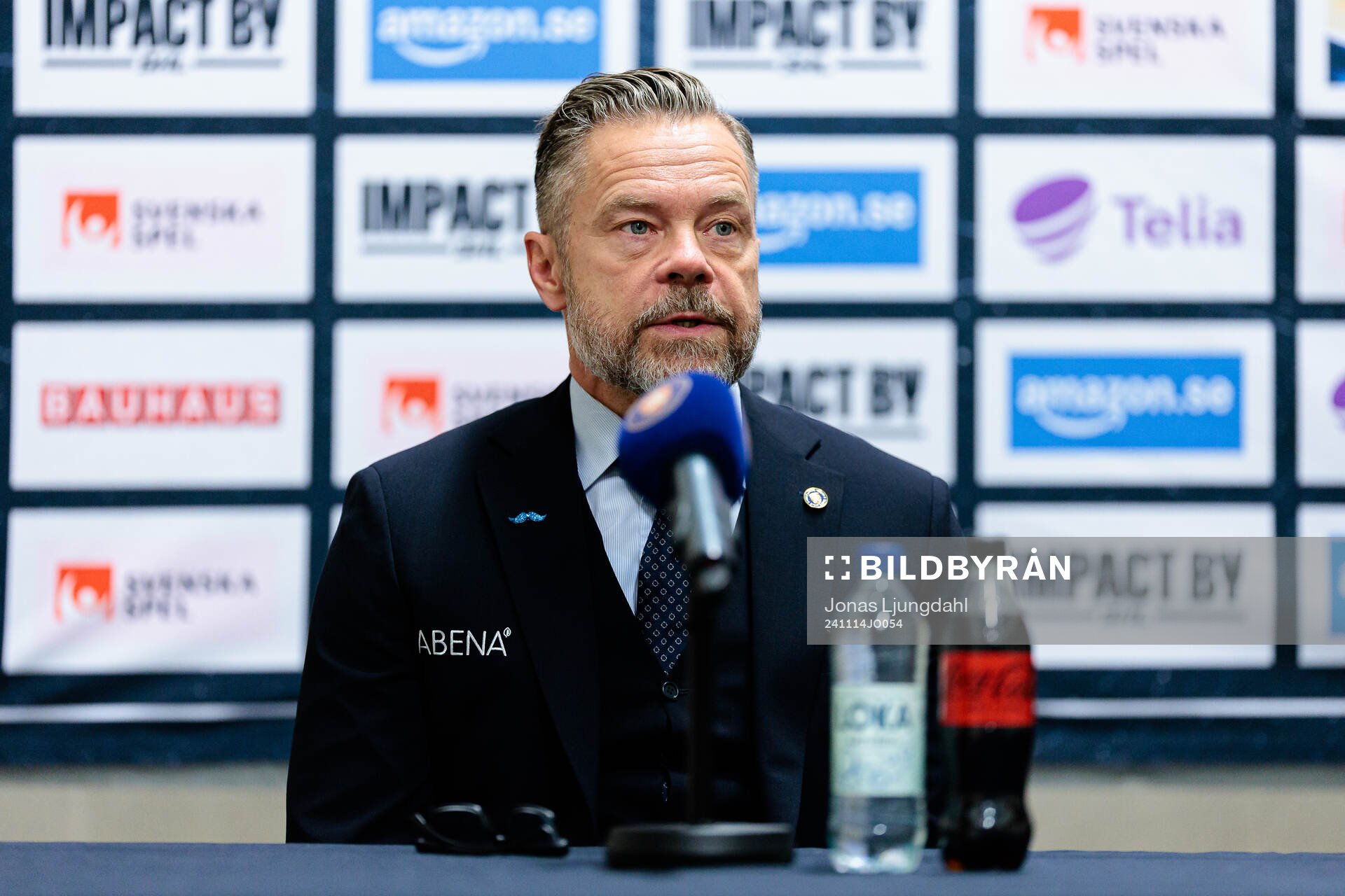 Växjös assisterande tränare Fredrik Hellgren på