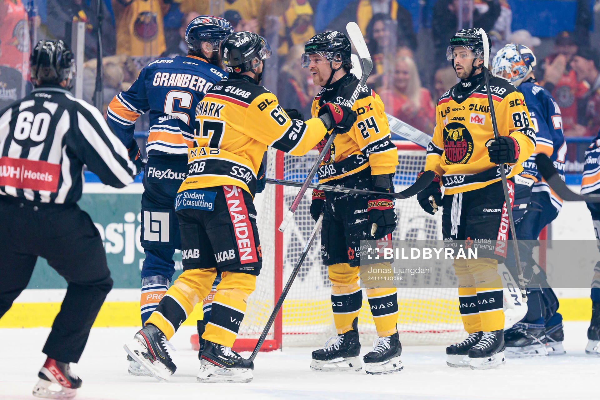 Luleås Brendan Shinnimin jublar