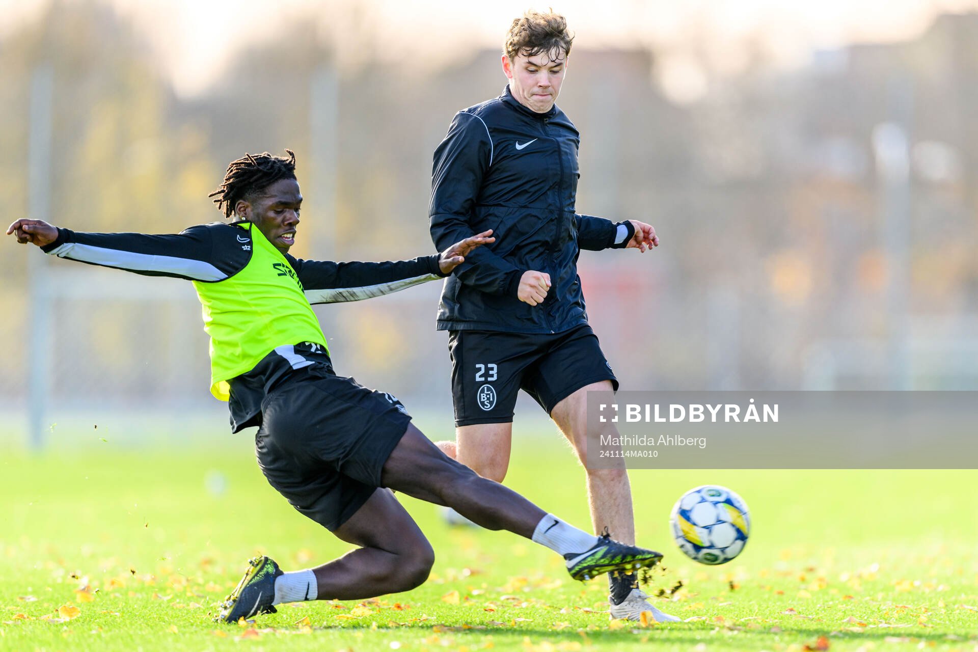 Landskronas Xavier Odhiambo och Max Nilsson