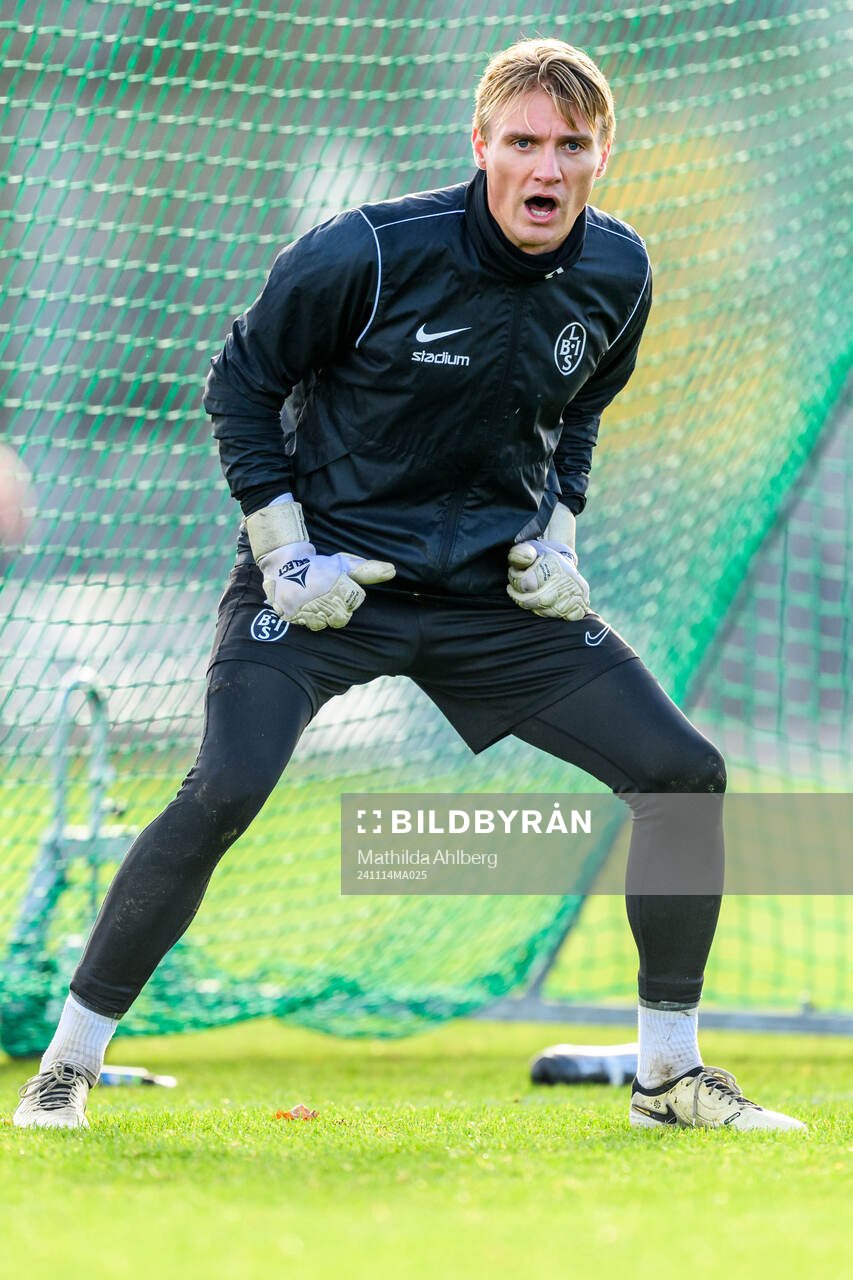 Landskronas målvakt Svante Hildeman