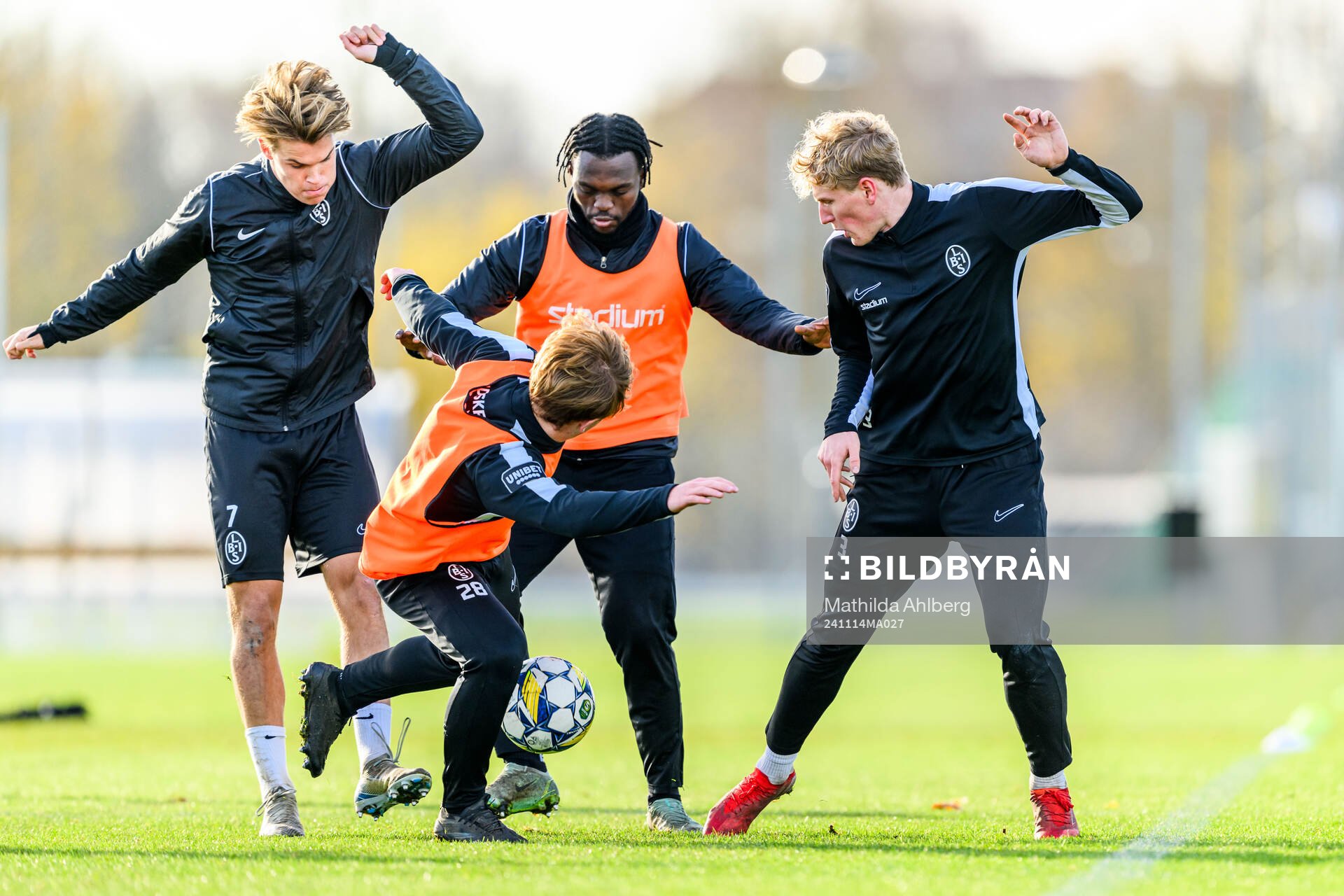 Landskronas Victor Karlsson, Sam Hegdal och Gustaf