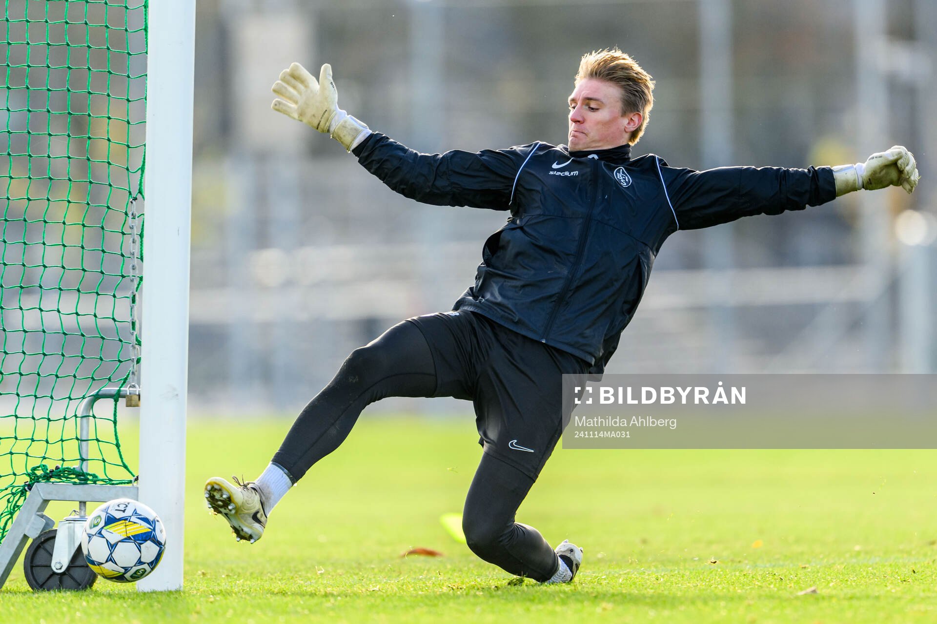 Landskronas målvakt Svante Hildeman