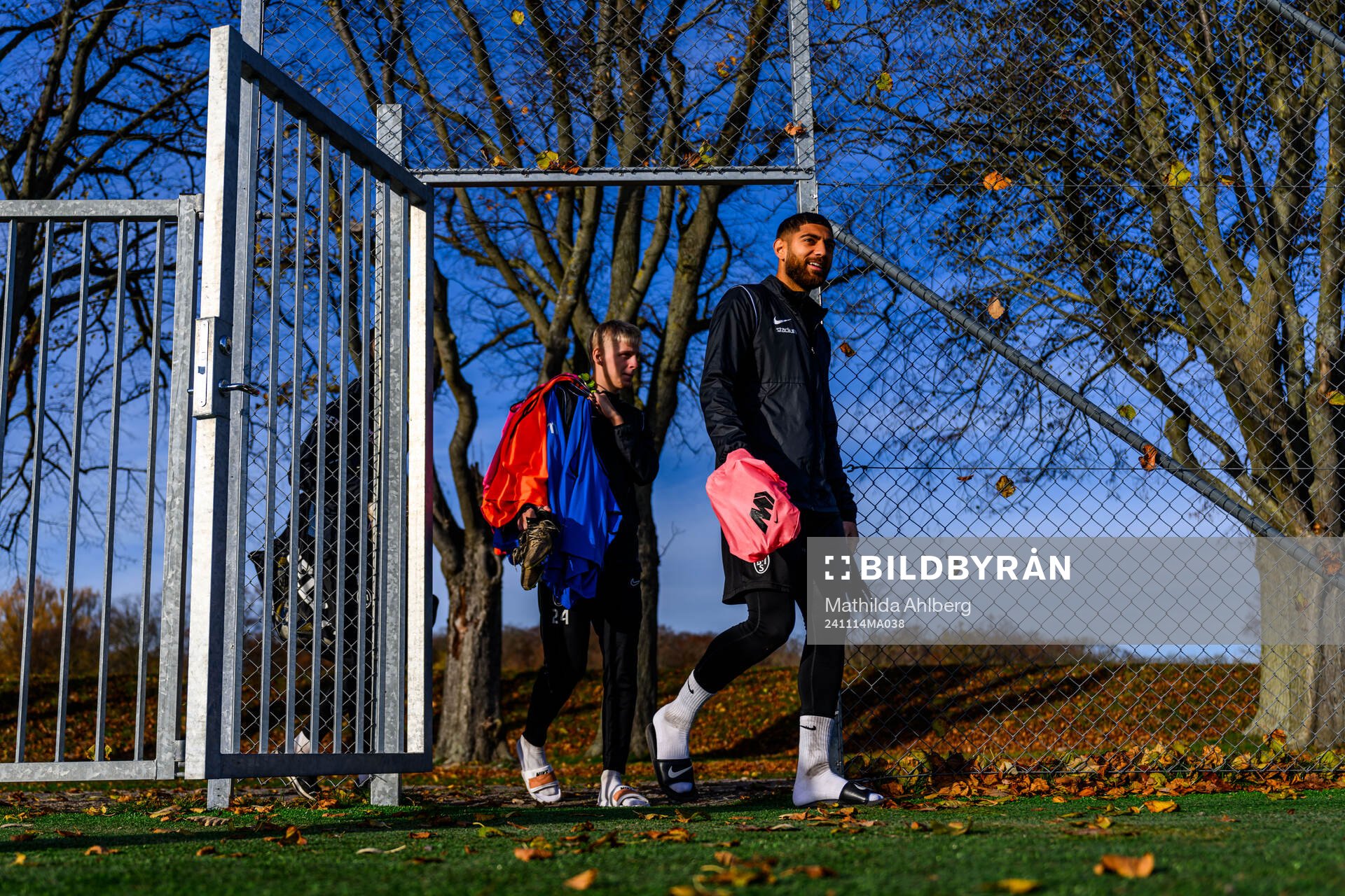 Landskronas Emil Lindman och Rassa Rahmani