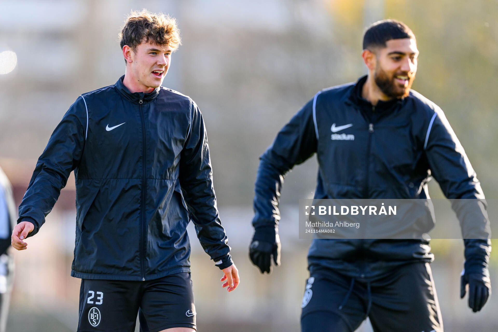 Landskronas Max Nilsson och Rassa Rahmani