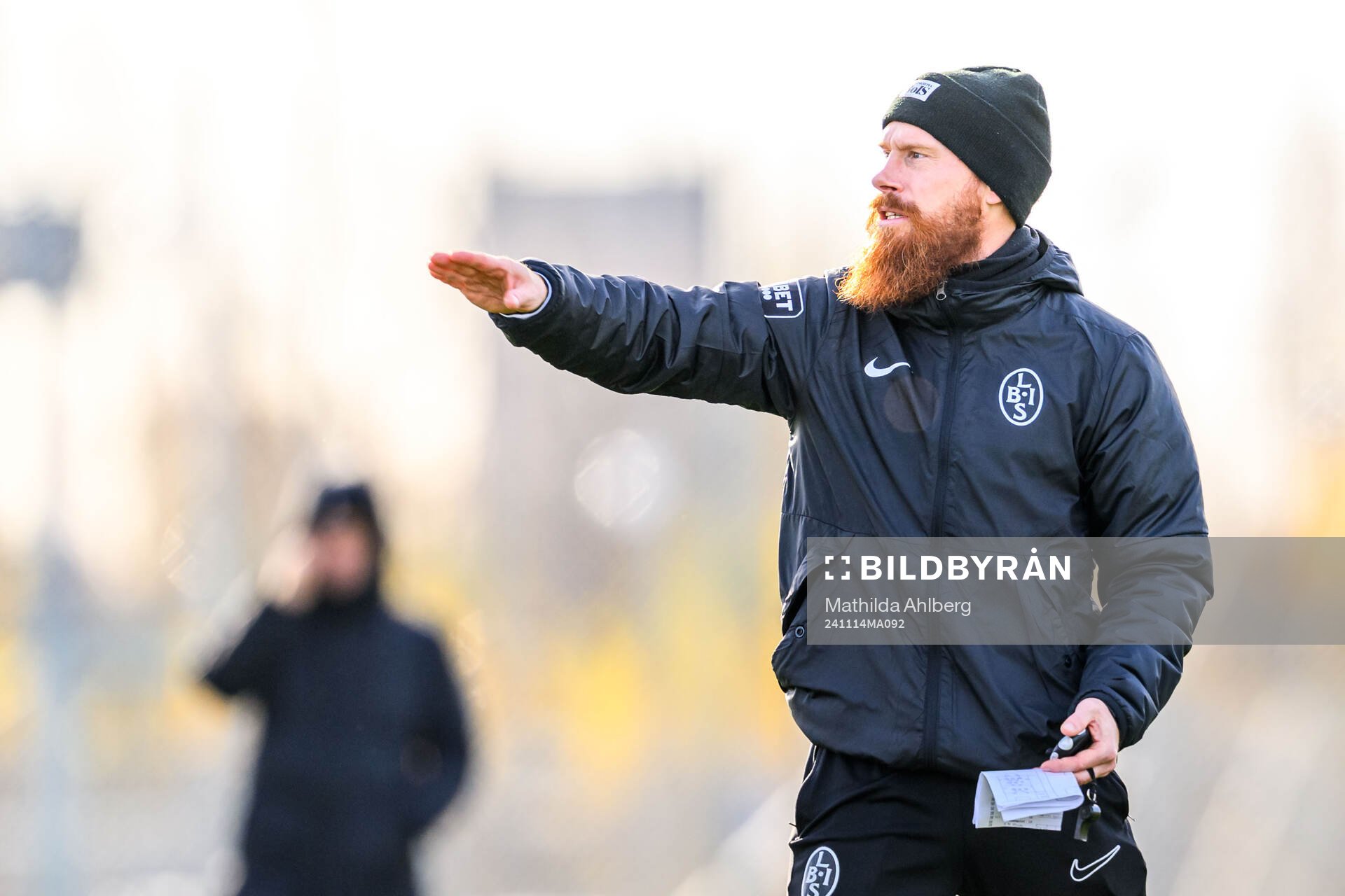 Landskronas tränare Max Mölder