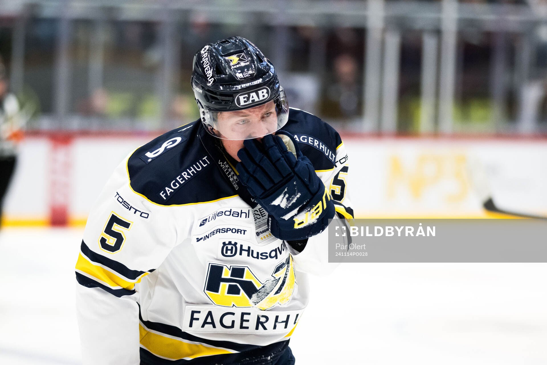 HV71s Victor Sjöholm Har ont