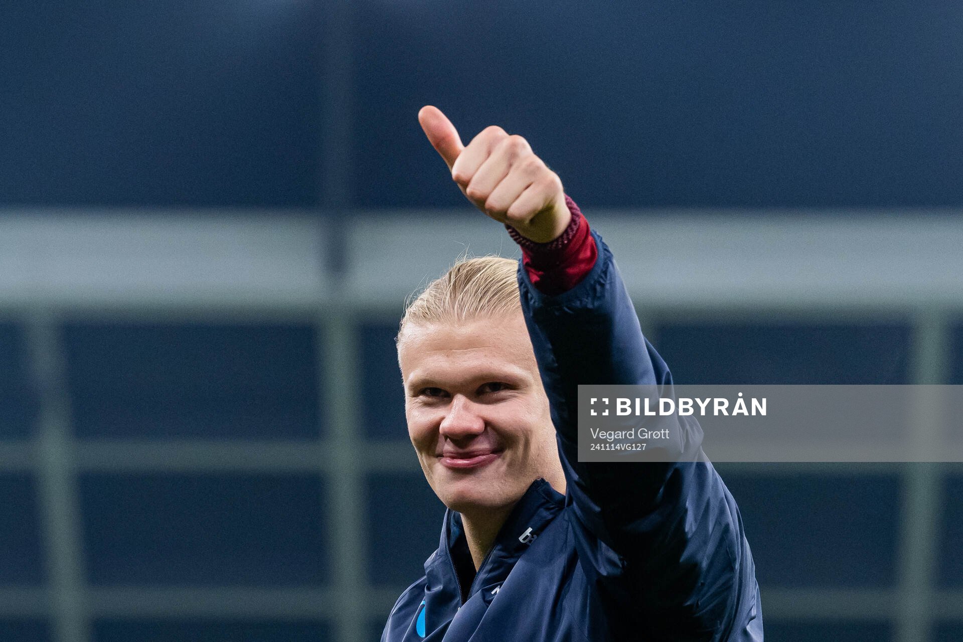 Erling Braut Haaland of Norway after the Nations League football match between Slovenia and Norway on November 14, 2024 in Ljubljana. 