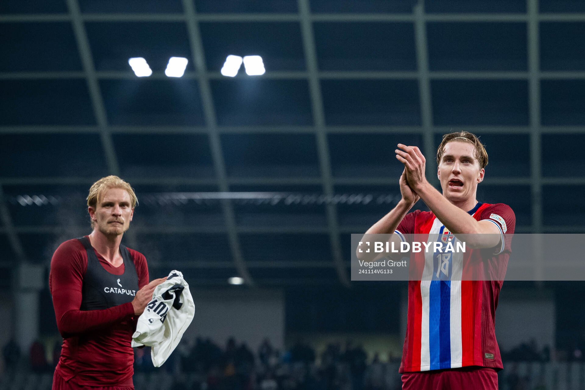 Morten Thorsby and Kristian Thorstvedt of Norway