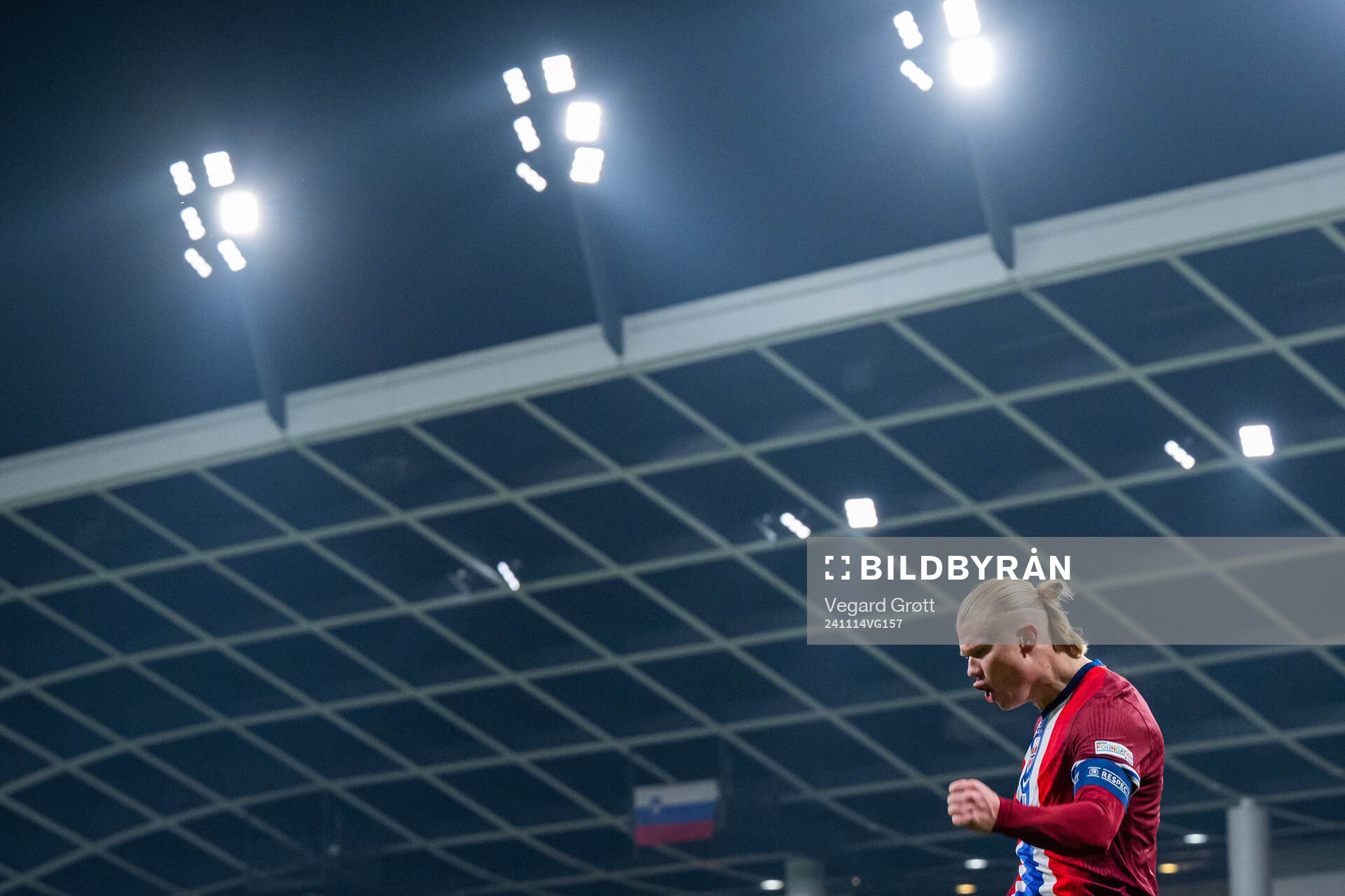 Erling Braut Haaland of Norway celebrates