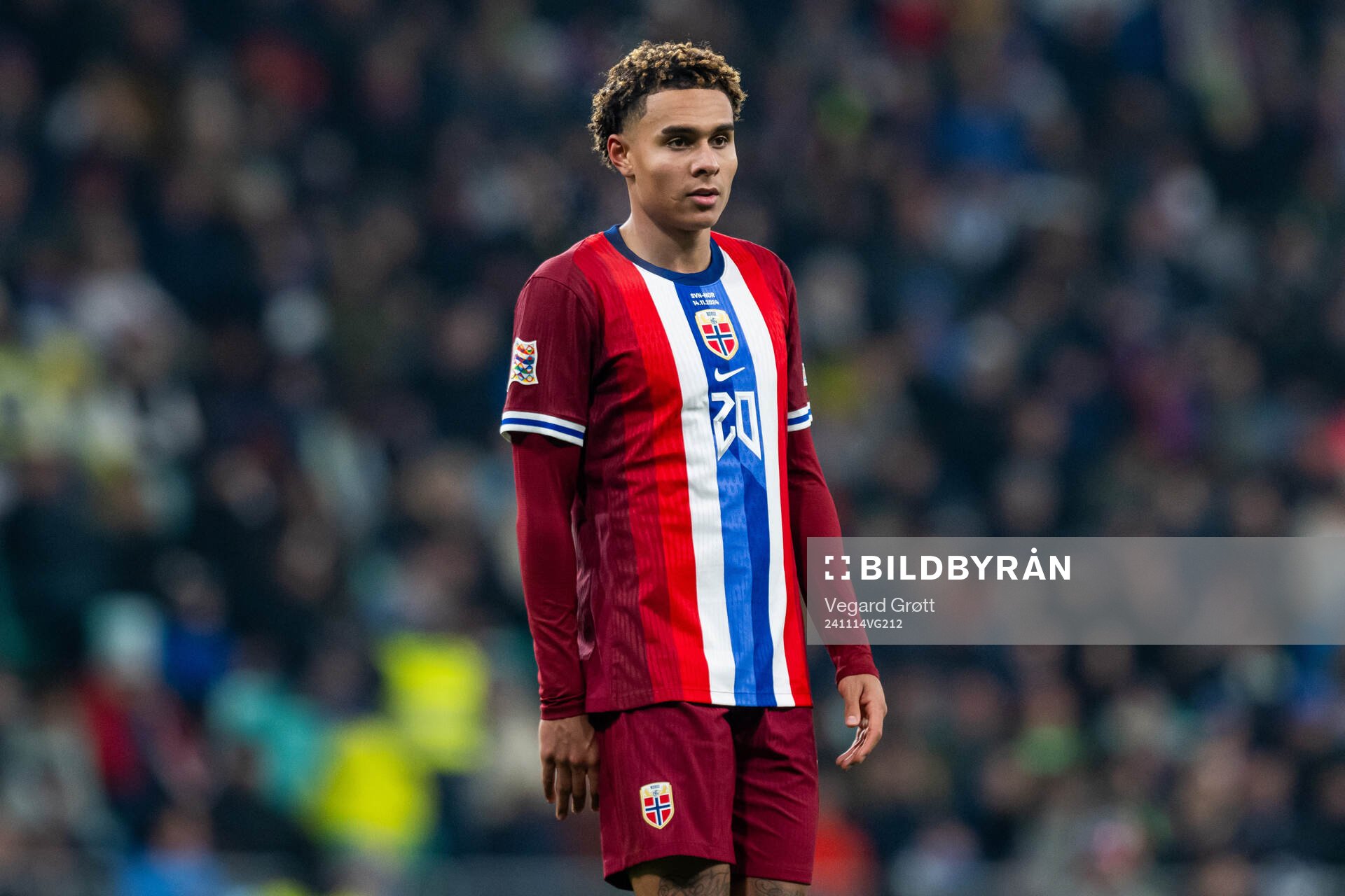 Antonio Nusa of Norway