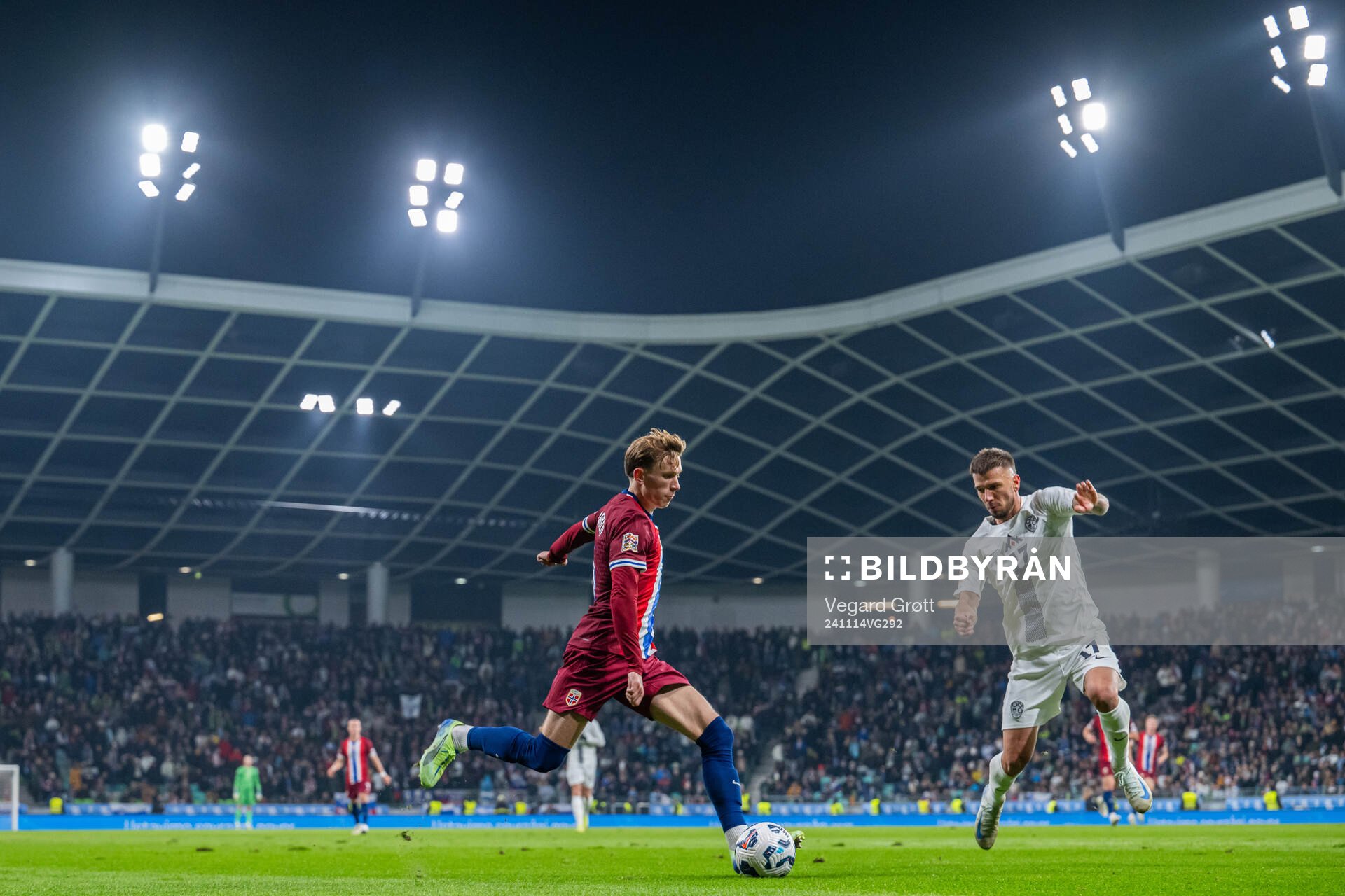 Marcus Holmgren Pedersen of Norway and Jan Mlakar of