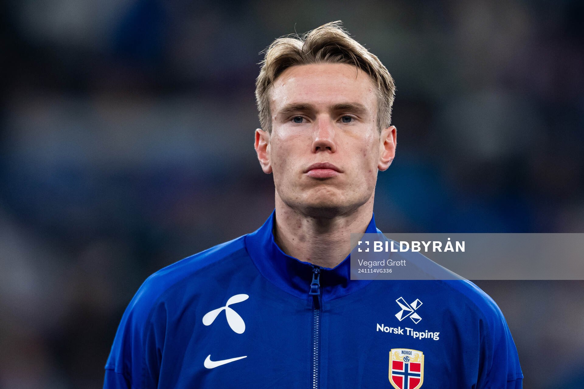 Torbjørn Lysaker Heggem of Norway line up