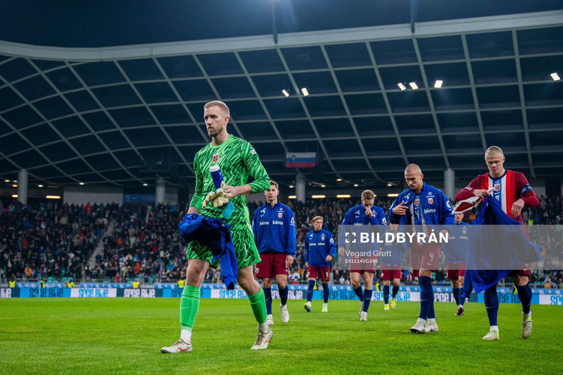 Goalkeeper Egil Selvik of Norway