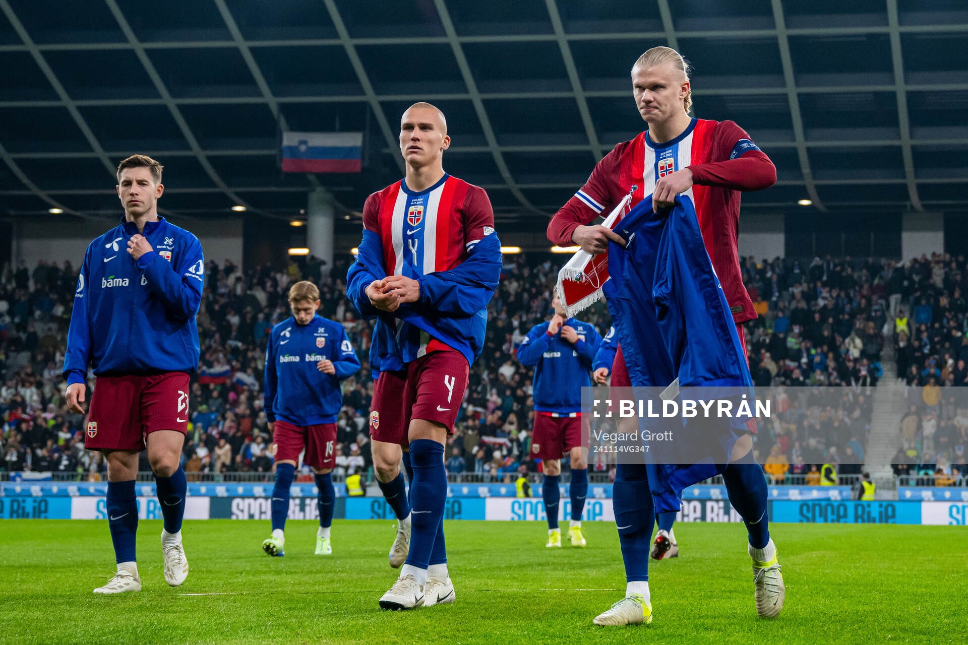 Lasse Berg Johnsen, Leo Østigård and Erling Braut Haaland