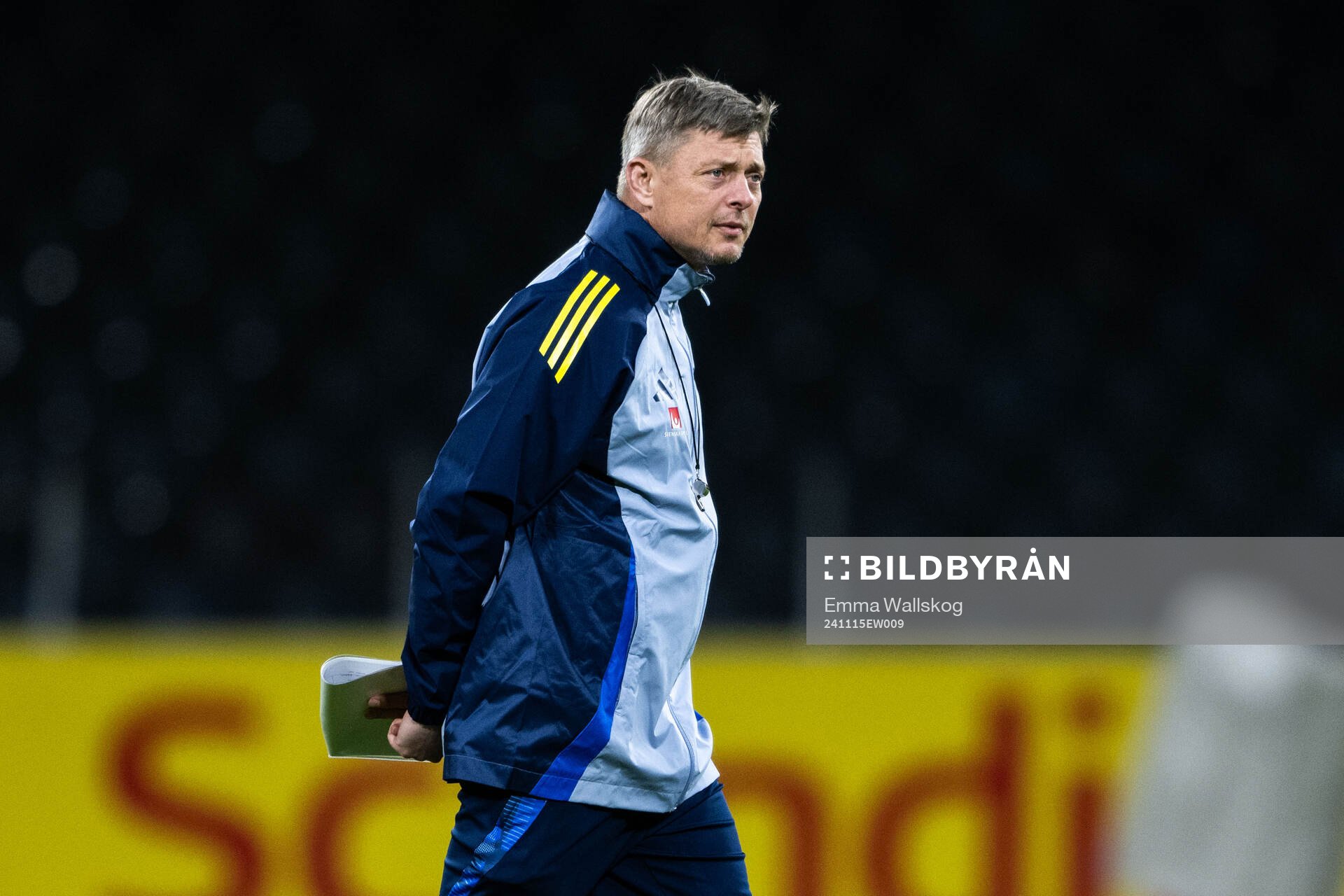 Head coach Jon Dahl Tomasson of the Swedish men's football