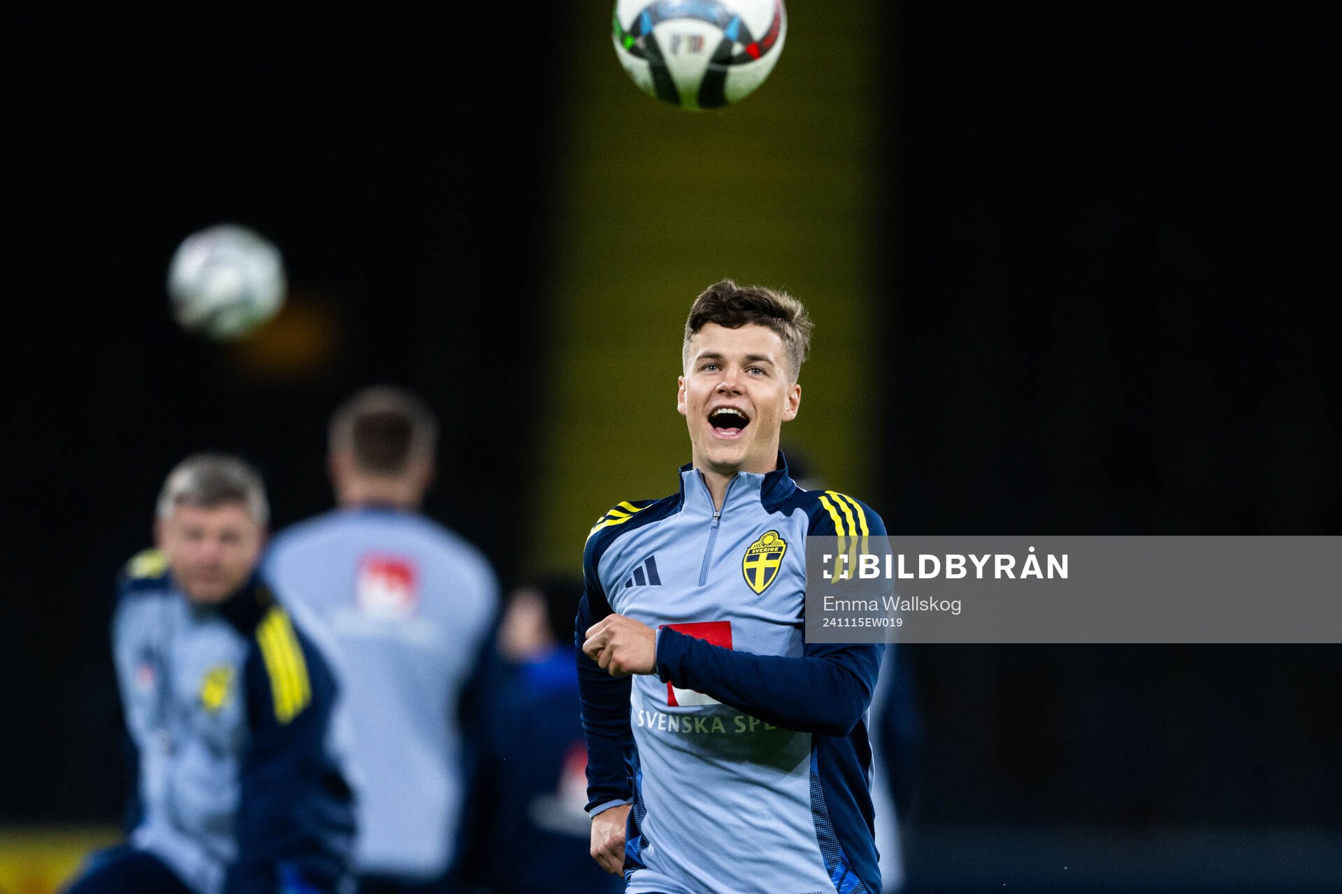 Samuel Dahl of the Swedish men's football national team at